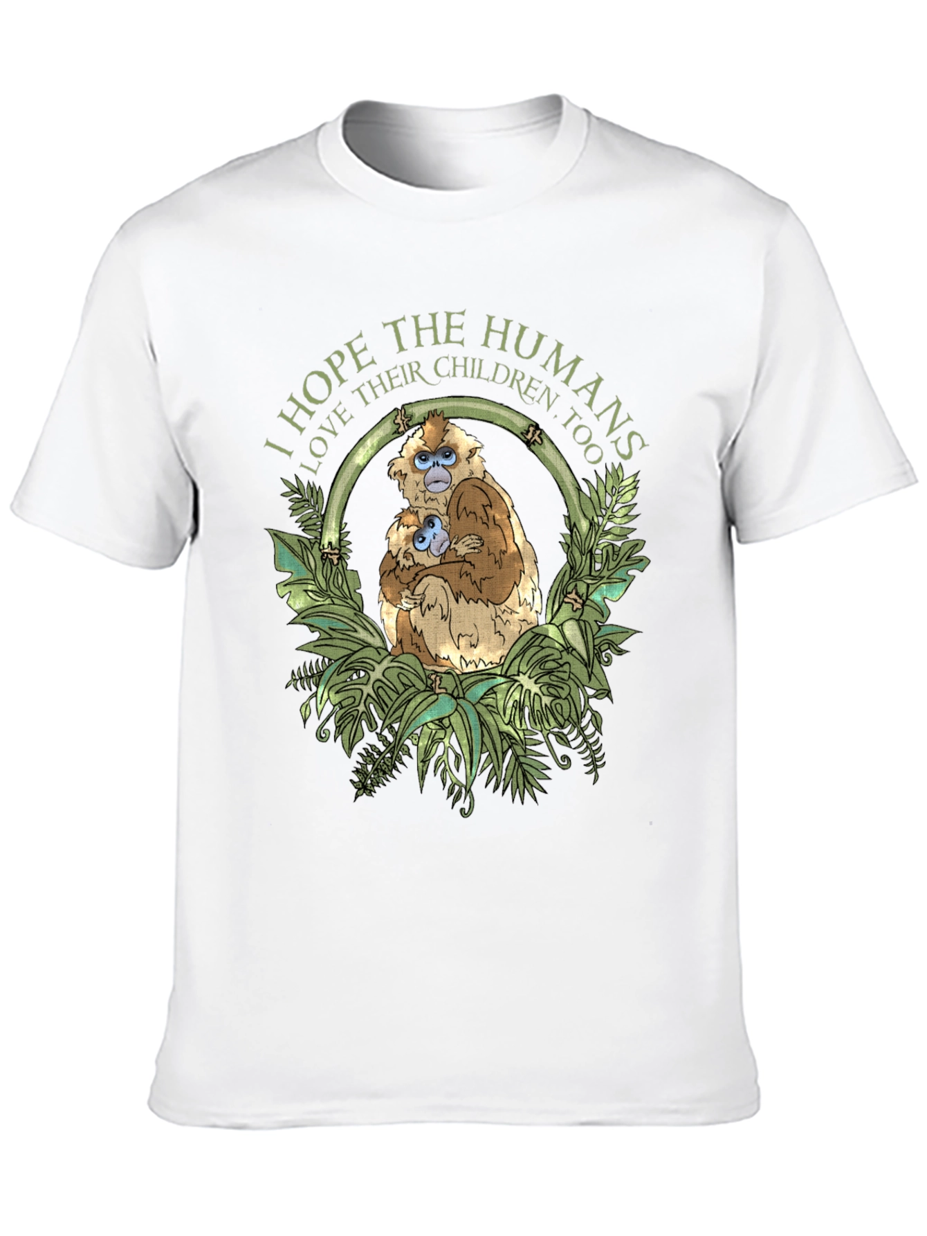 Golden Snub-Nosed Monkey Graphic T-Shirt