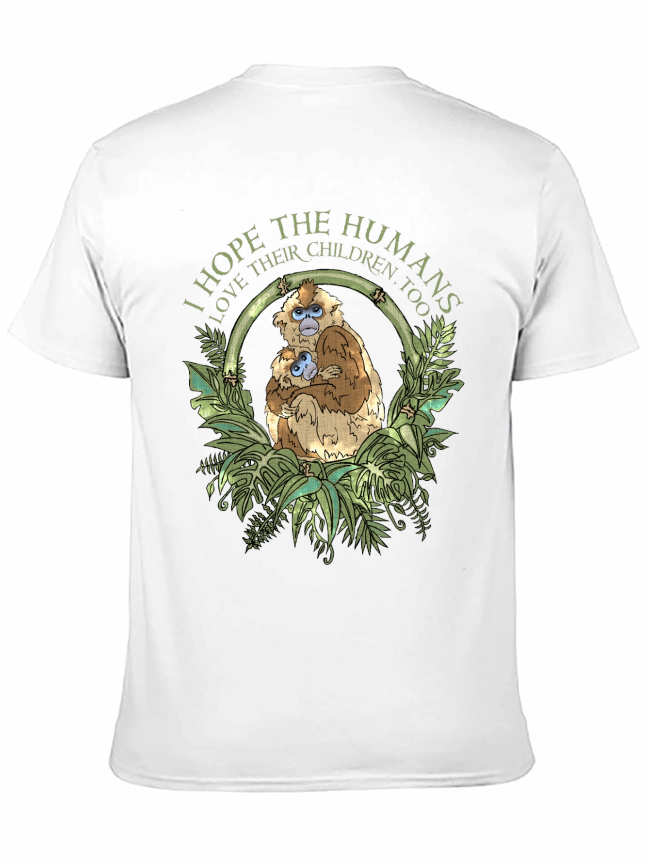 Golden Snub-Nosed Monkey Graphic T-Shirt