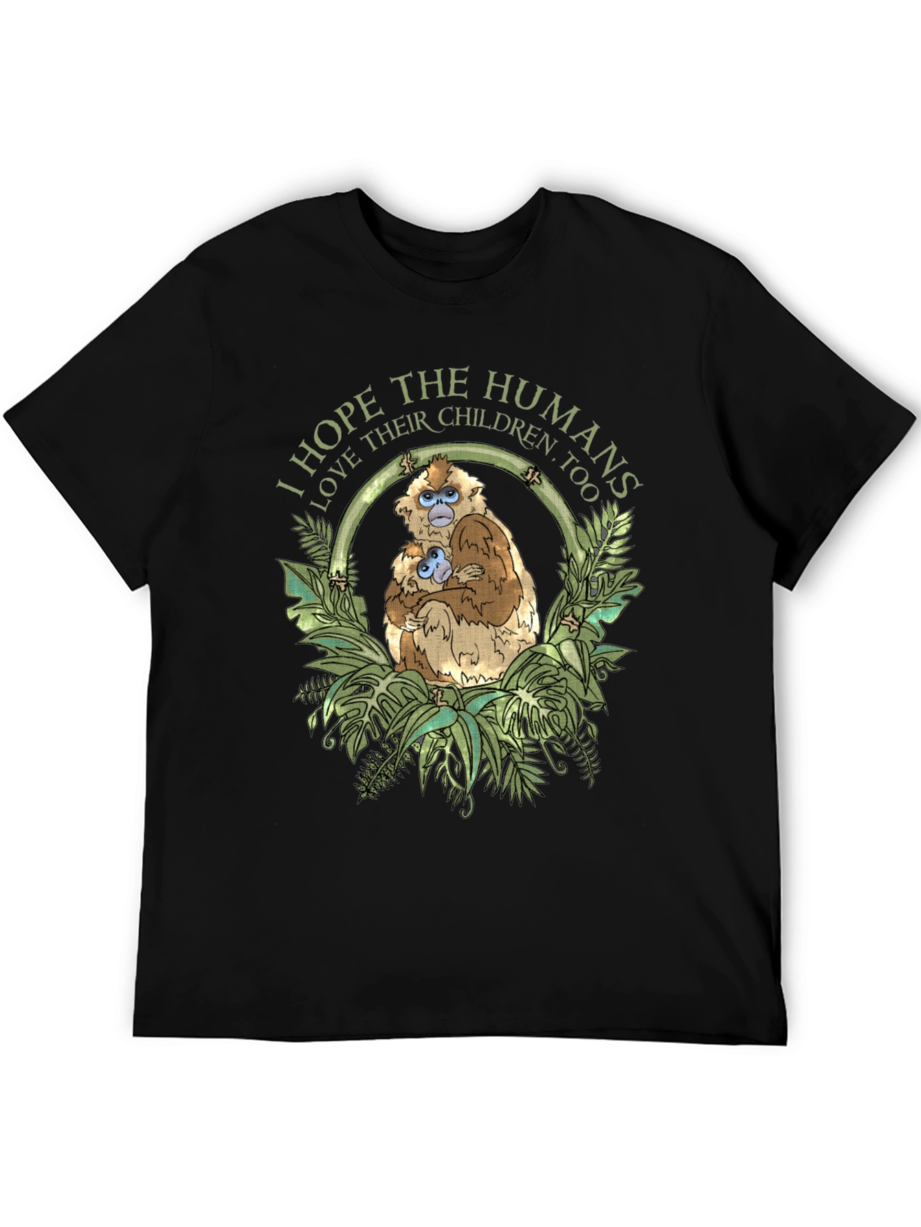 Golden Snub-Nosed Monkey Graphic T-Shirt