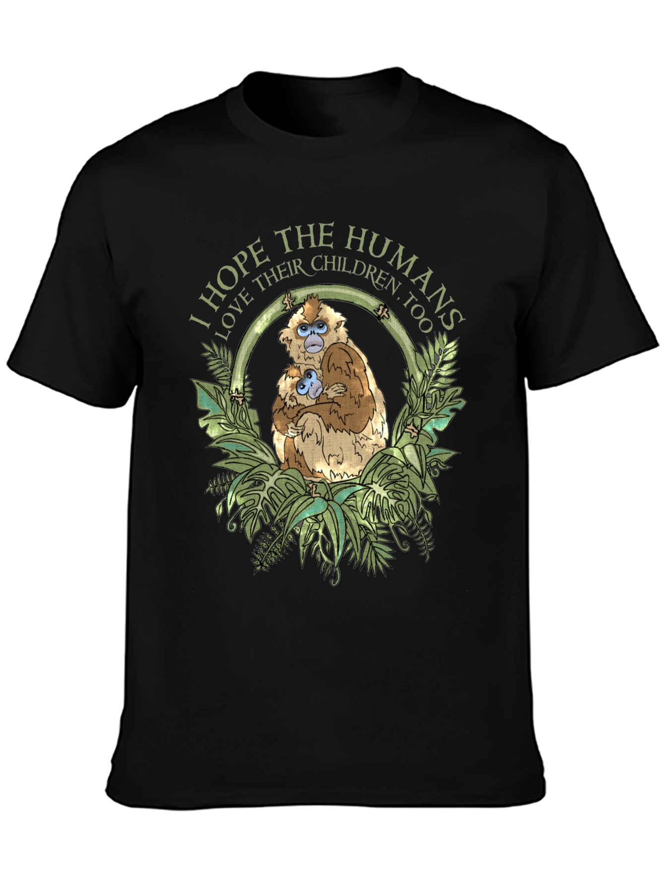 Golden Snub-Nosed Monkey Graphic T-Shirt