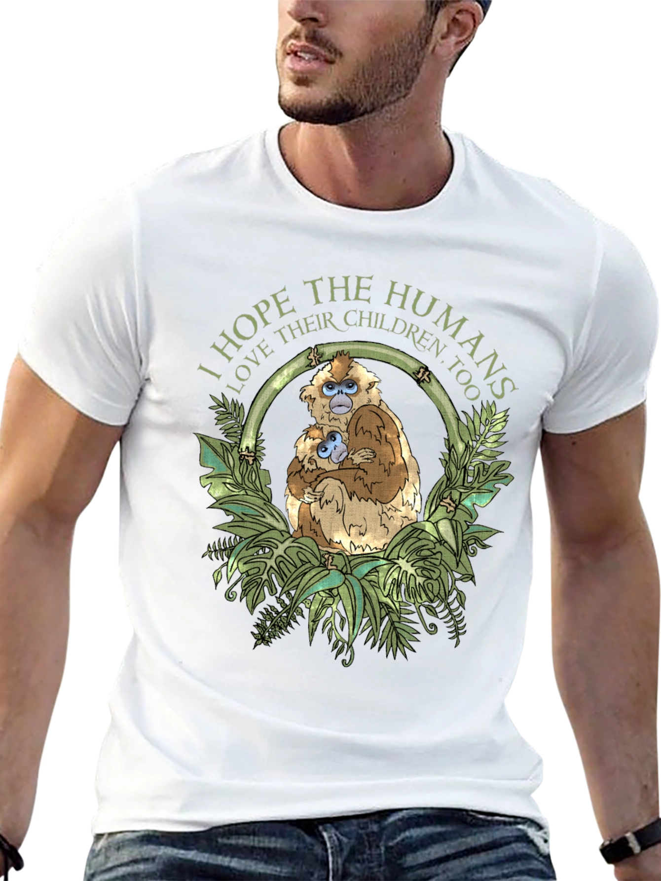 Golden Snub-Nosed Monkey Graphic T-Shirt