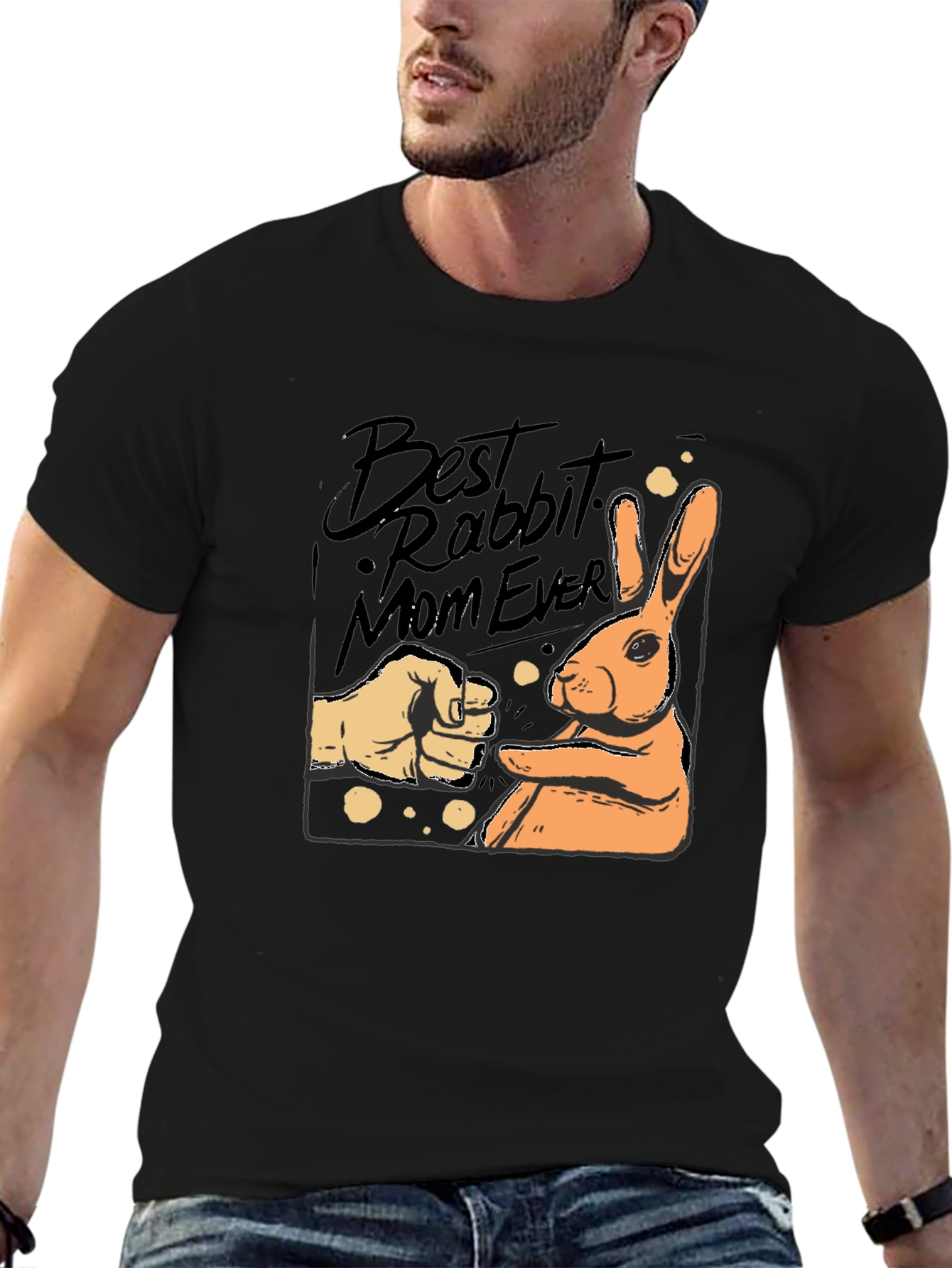 Best Rabbit Mom Ever Graphic Tee
