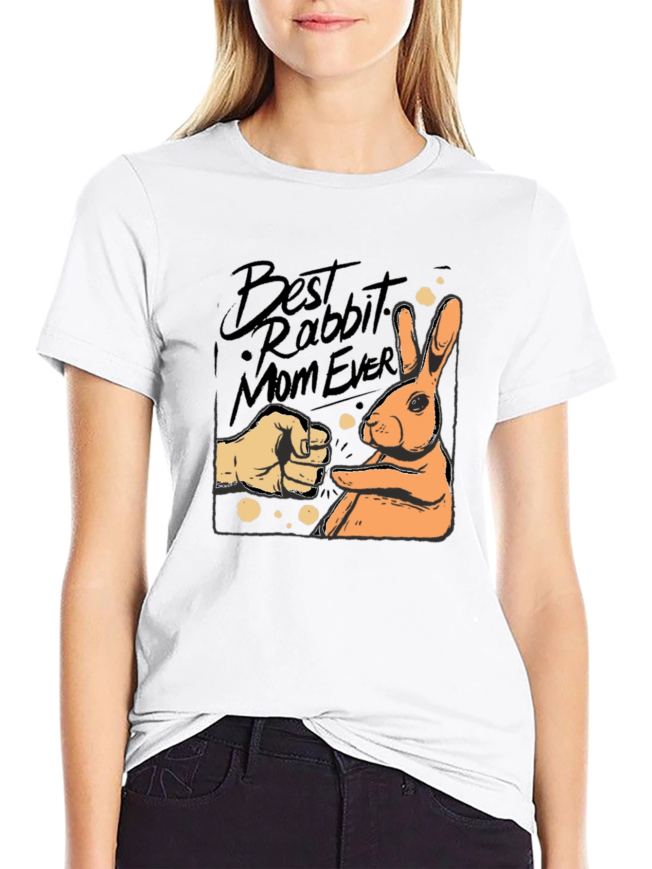 Best Rabbit Mom Ever Graphic Tee