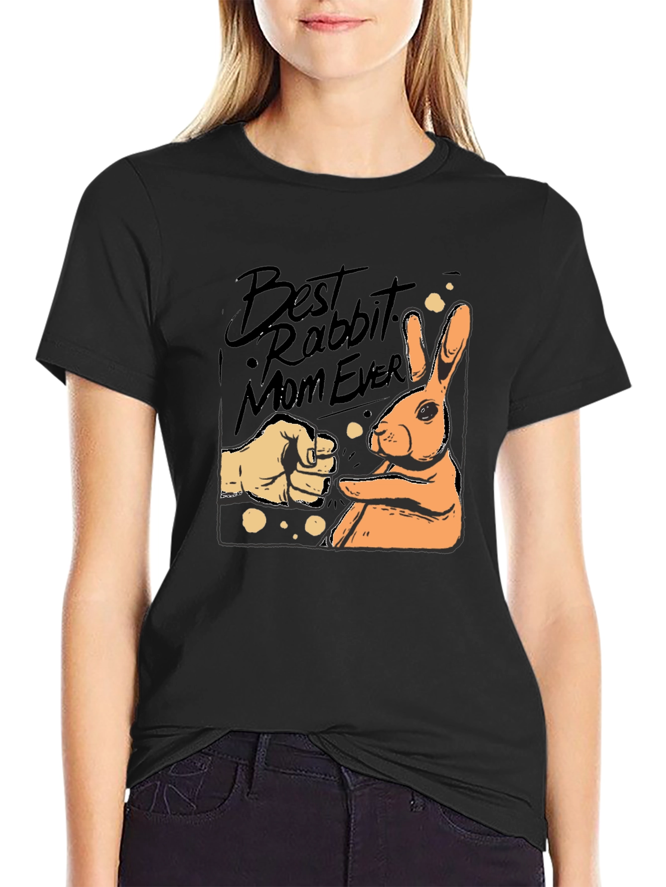 Best Rabbit Mom Ever Graphic Tee