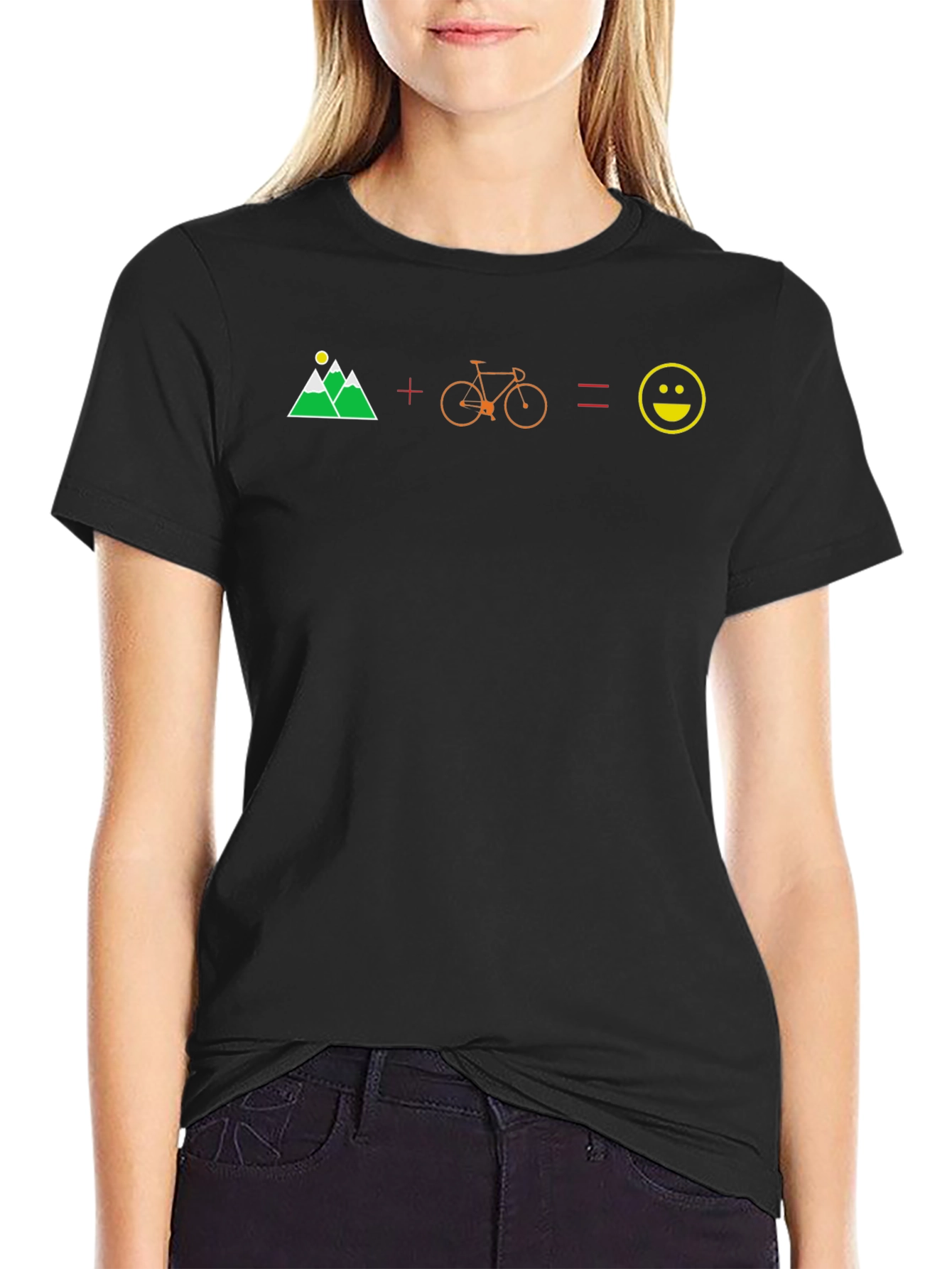 Mountain Bike Equals Happiness T-Shirt
