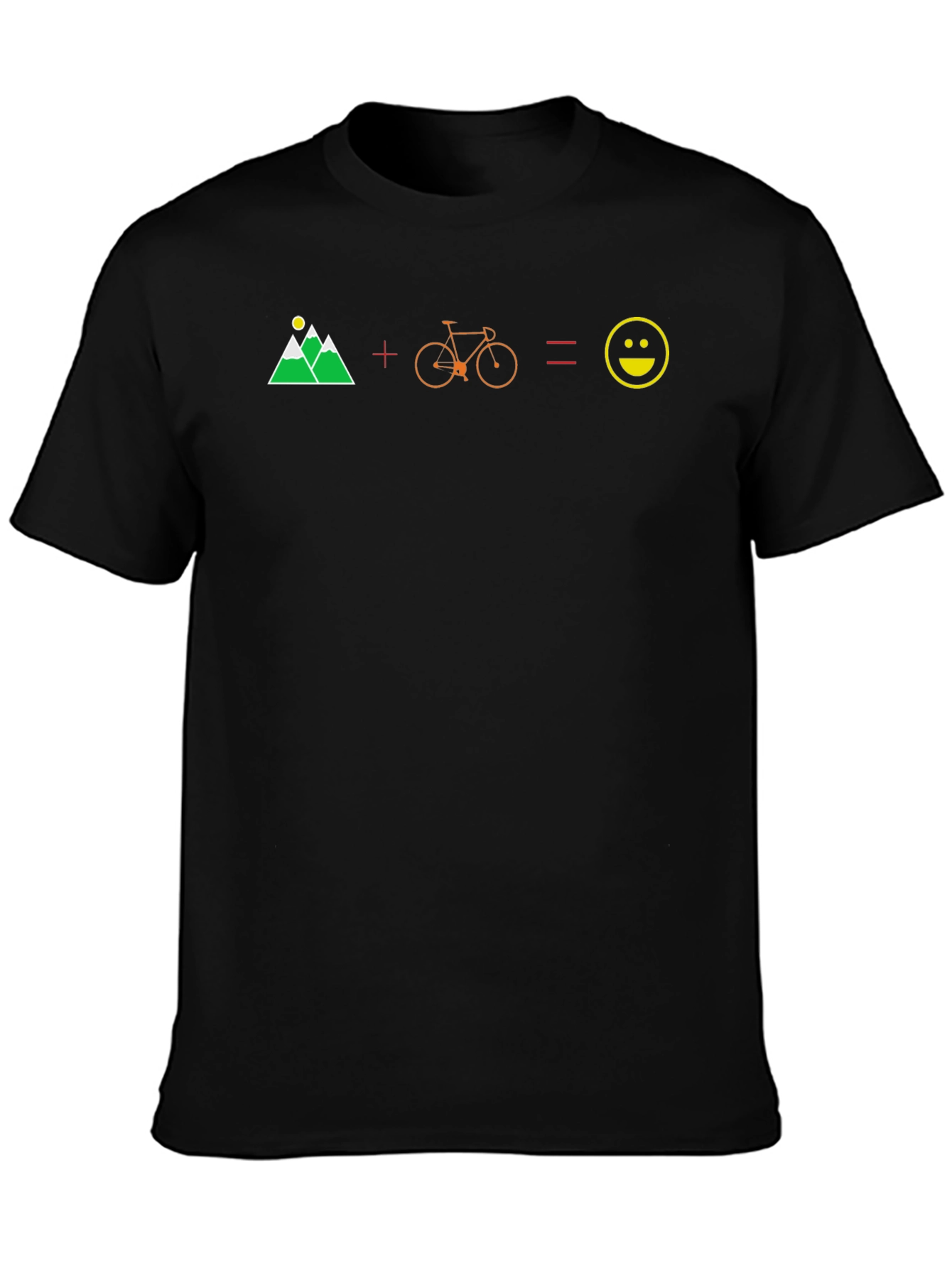 Mountain Bike Equals Happiness T-Shirt