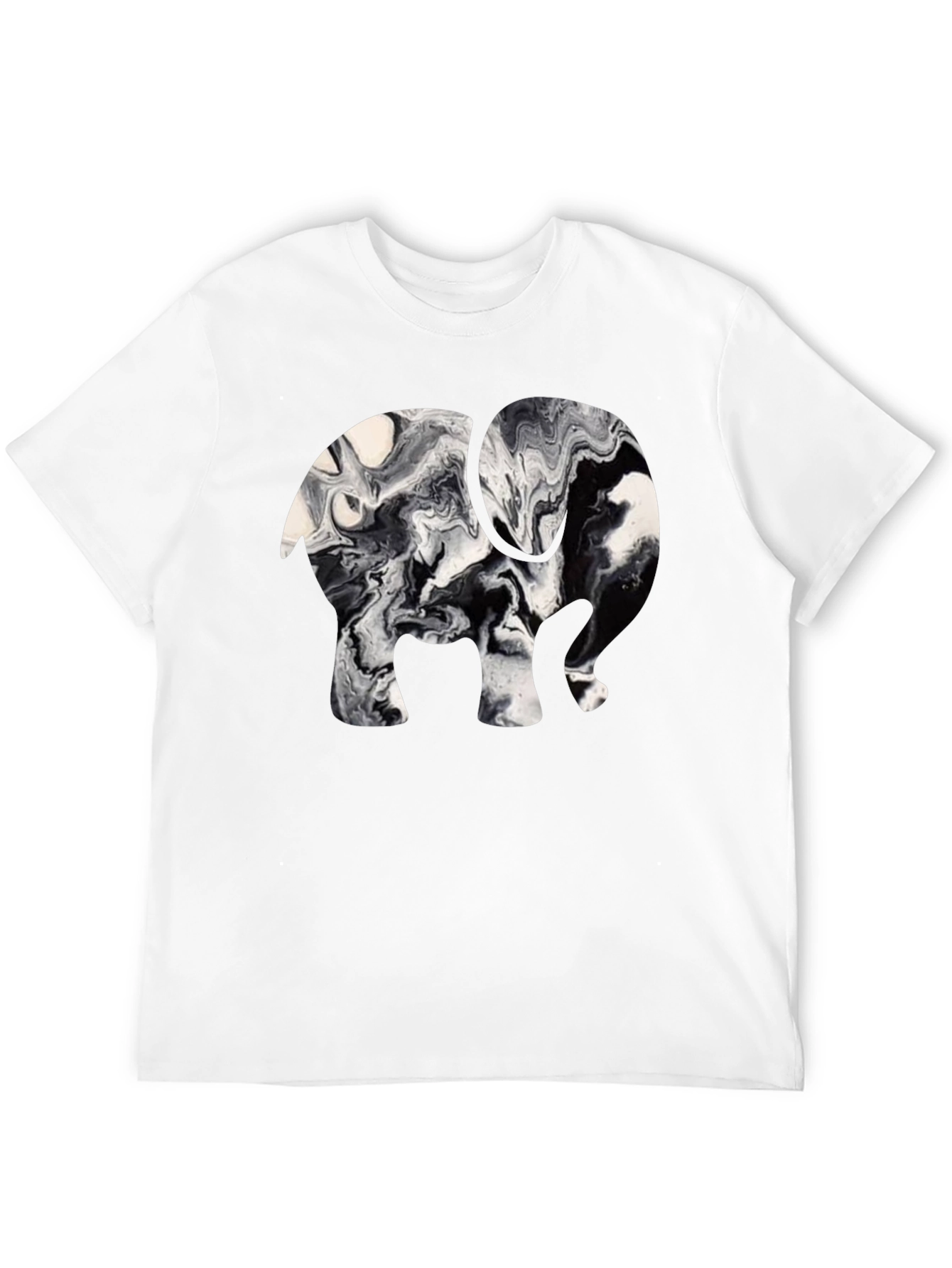 Abstract Elephant Graphic Tee