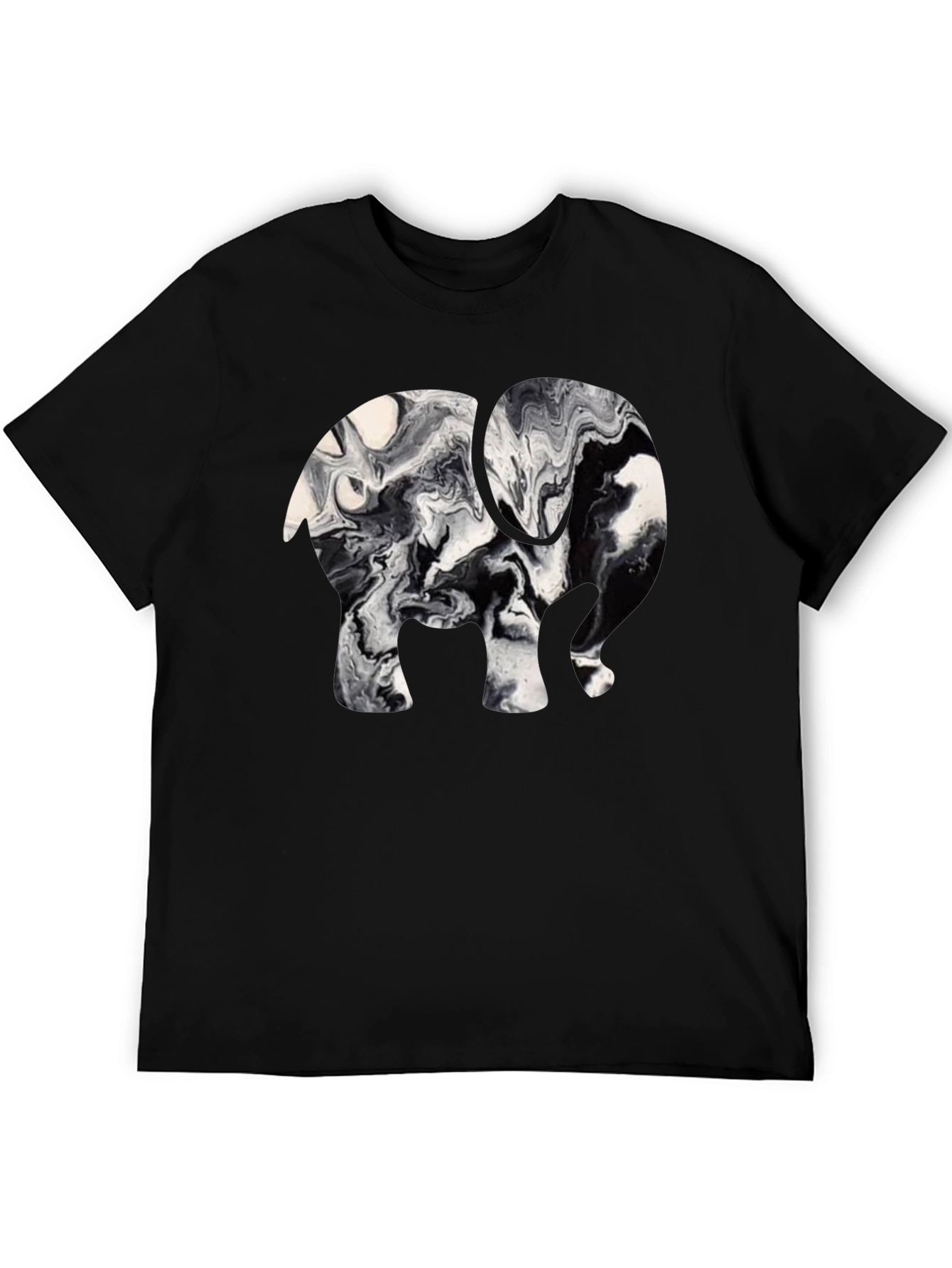 Abstract Elephant Graphic Tee