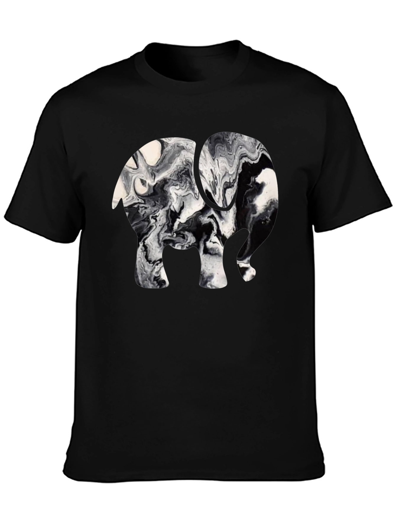 Abstract Elephant Graphic Tee