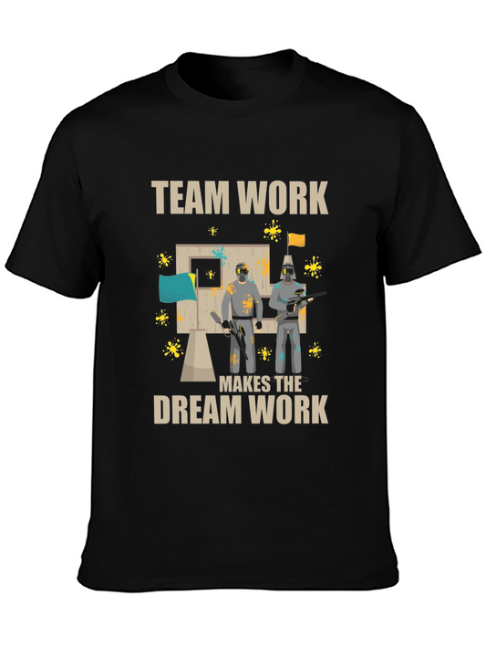 Teamwork Makes The Dream Work Paintball T-Shirt