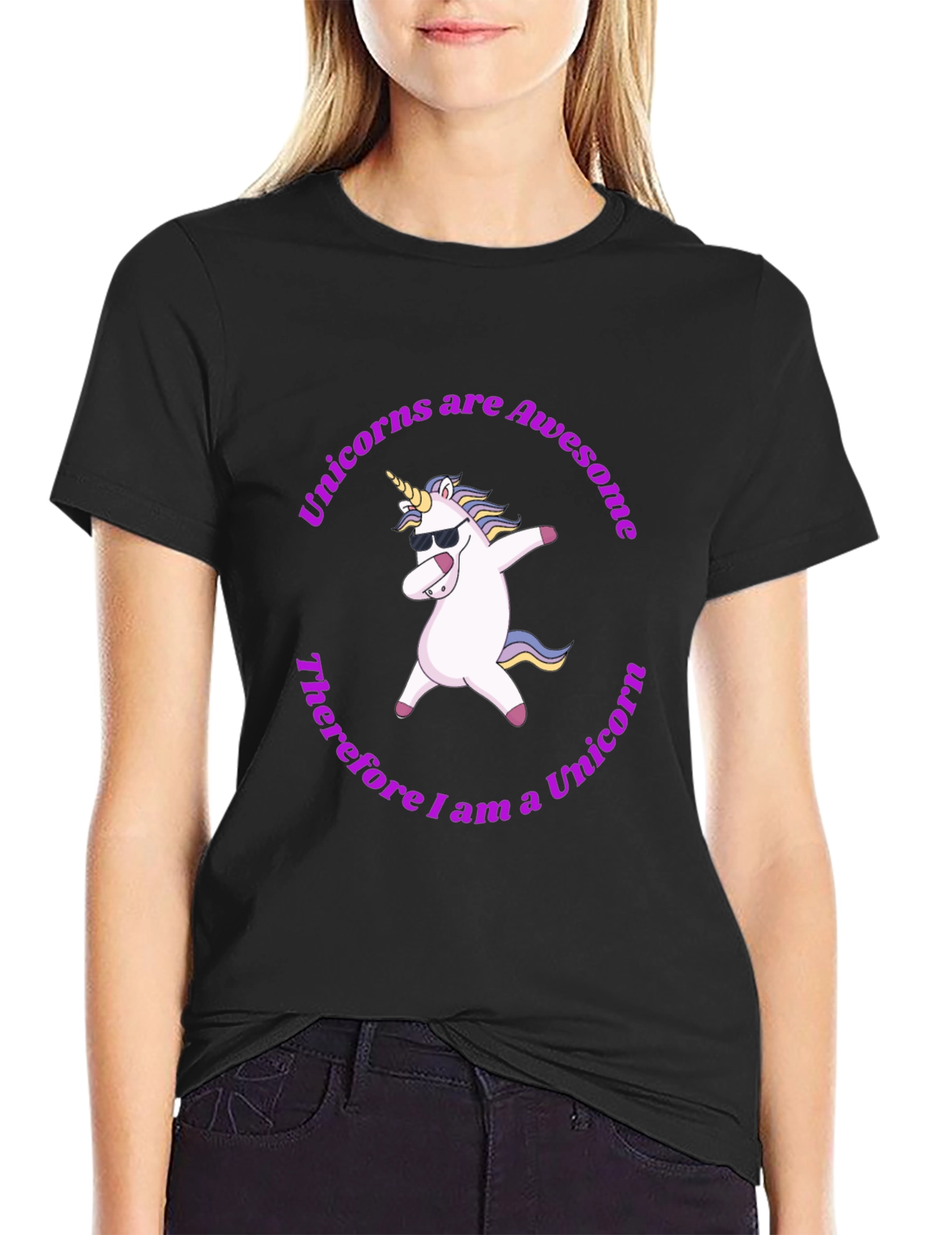Awesome Unicorn Graphic T-Shirt
