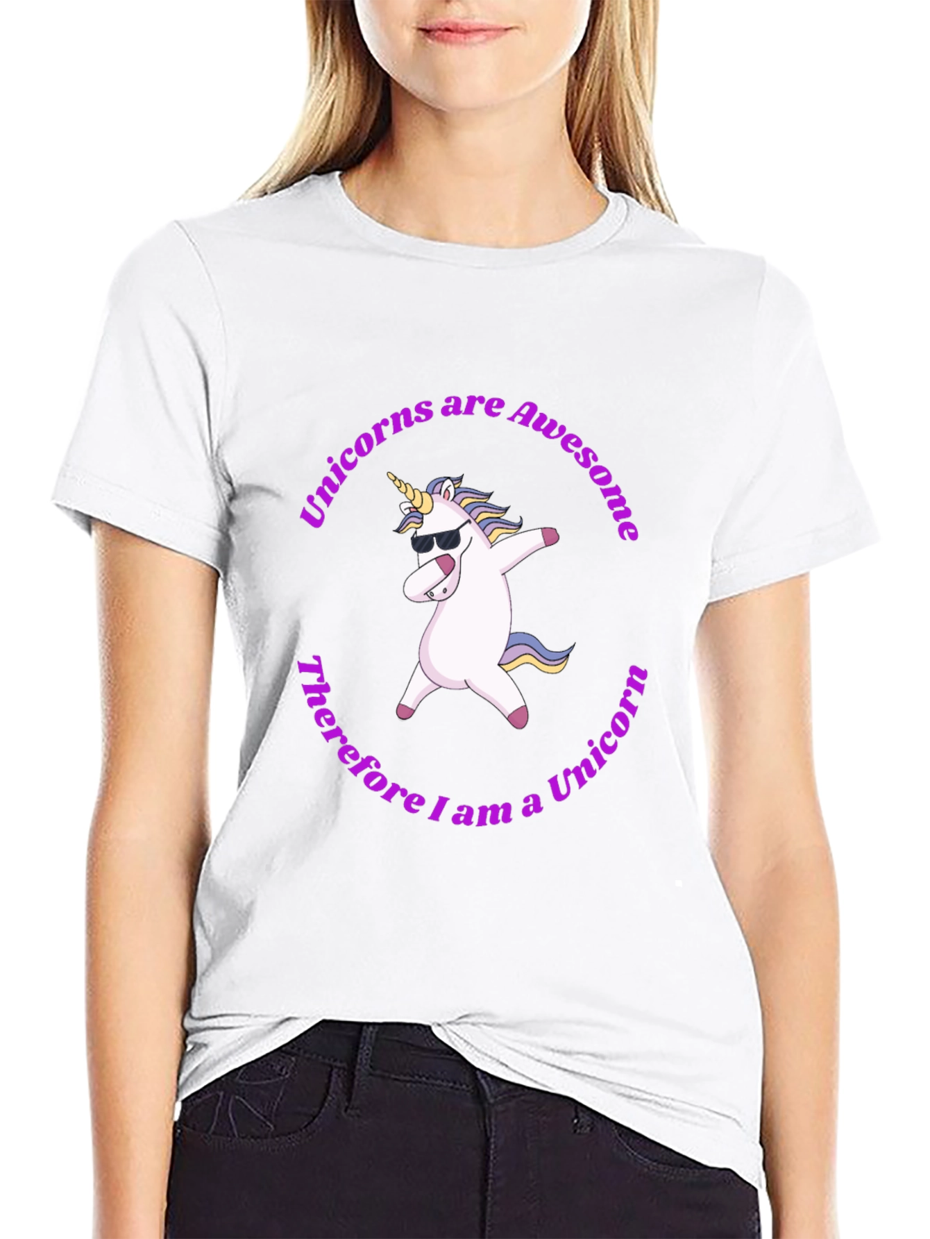 Awesome Unicorn Graphic T-Shirt