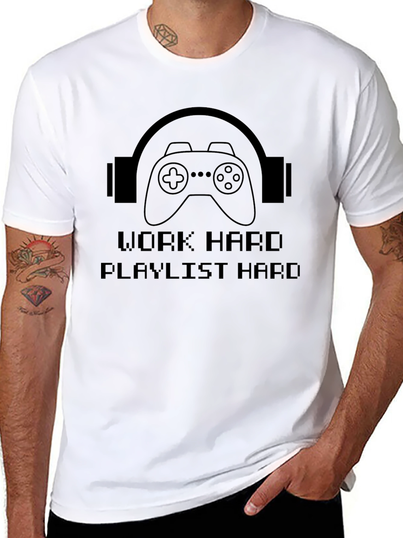 Work Hard Playlist Hard T-Shirt