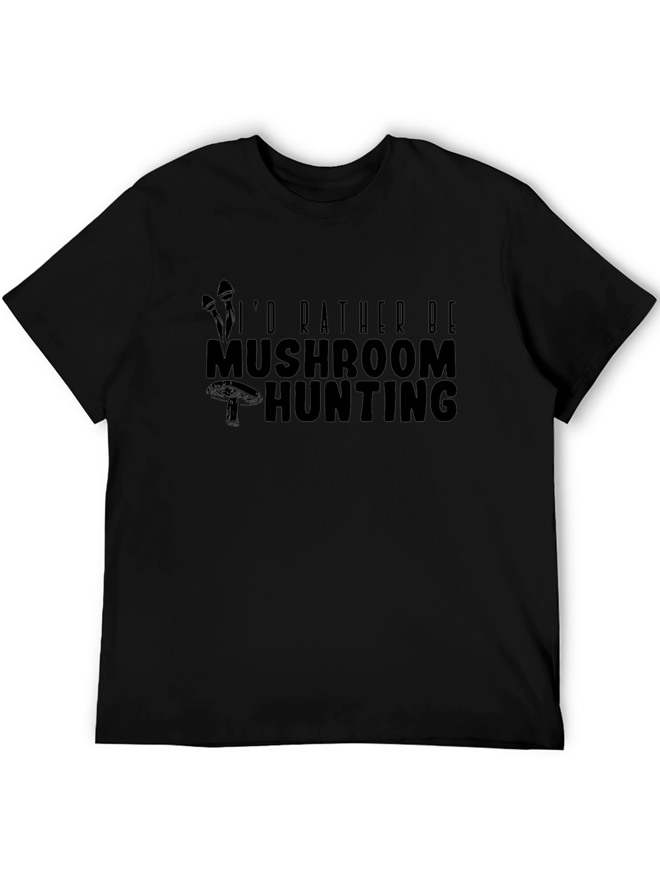 Mushroom Hunting Graphic T-Shirt