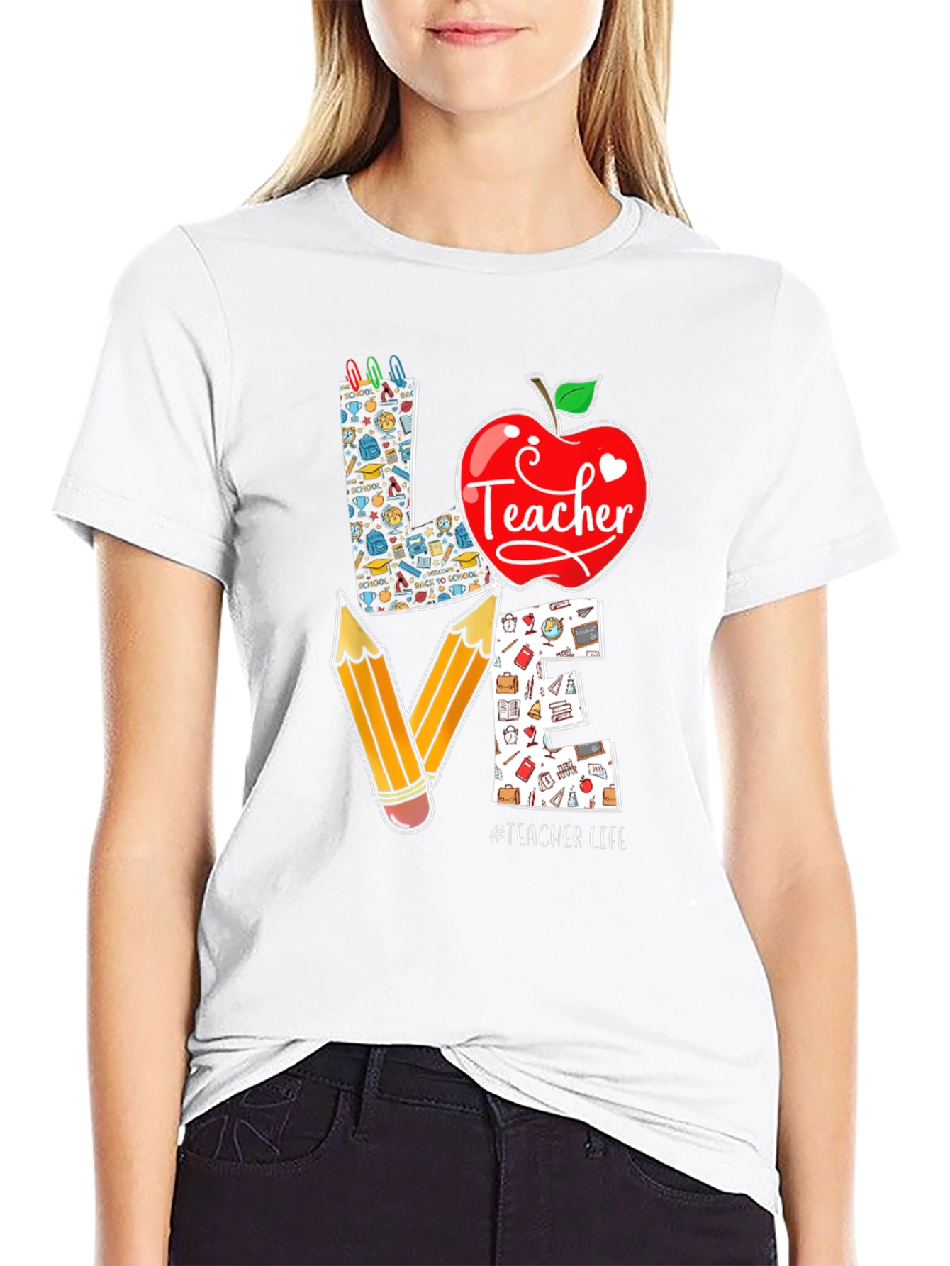 Teacher Love T-Shirt - Back to School Teacher Life
