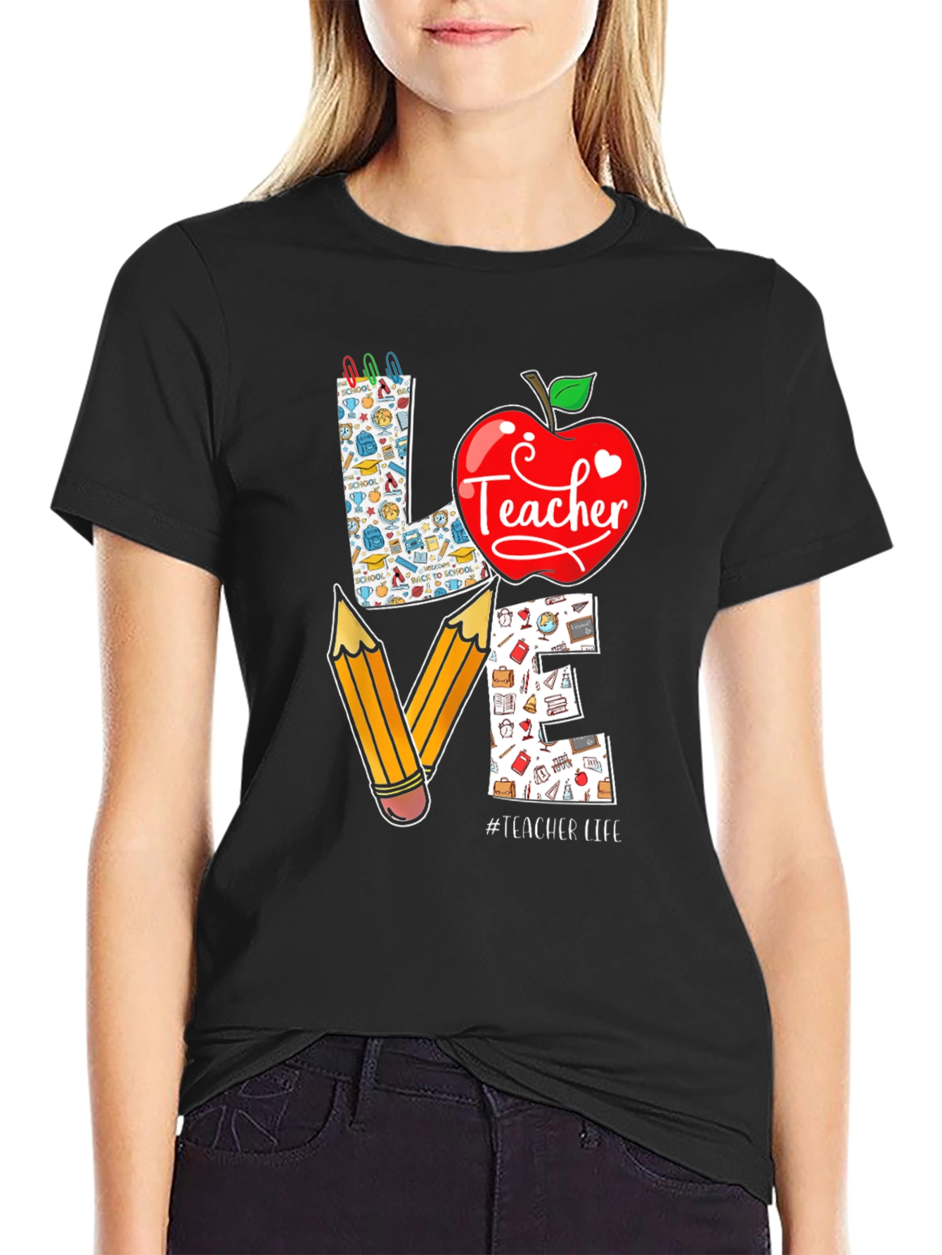 Teacher Love T-Shirt - Back to School Teacher Life