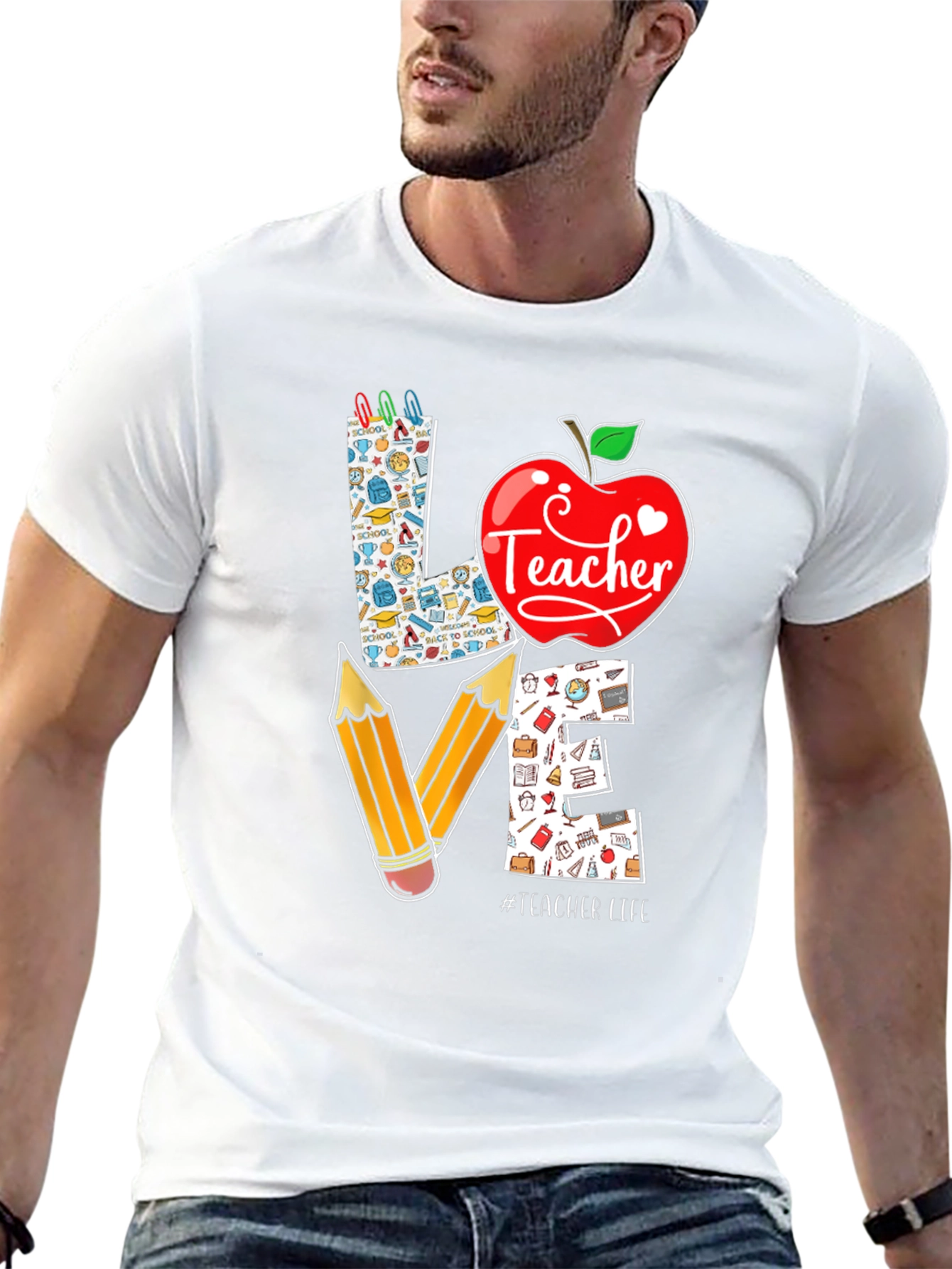 Teacher Love T-Shirt - Back to School Teacher Life