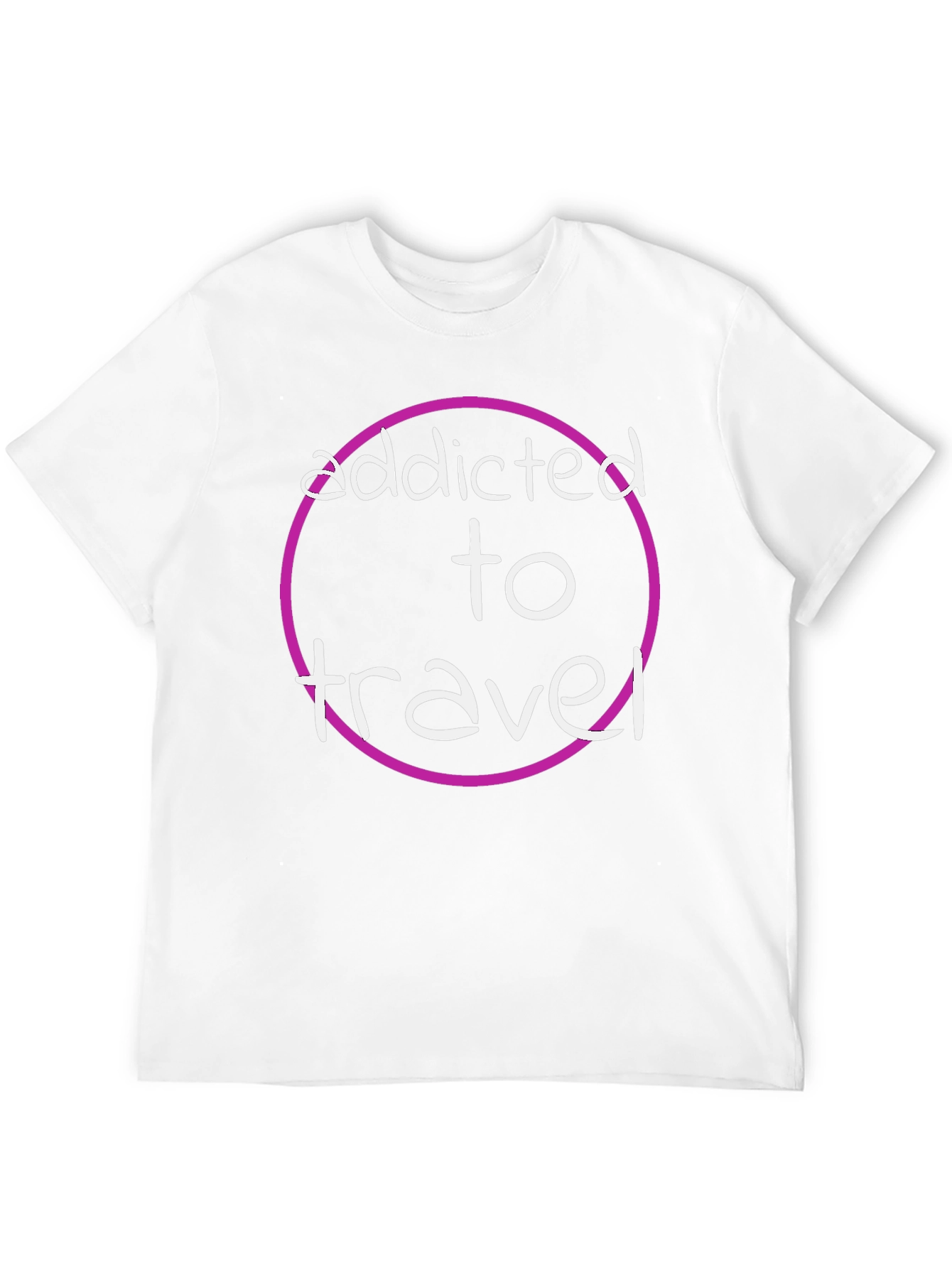 Addicted to Travel Graphic Tee - Black
