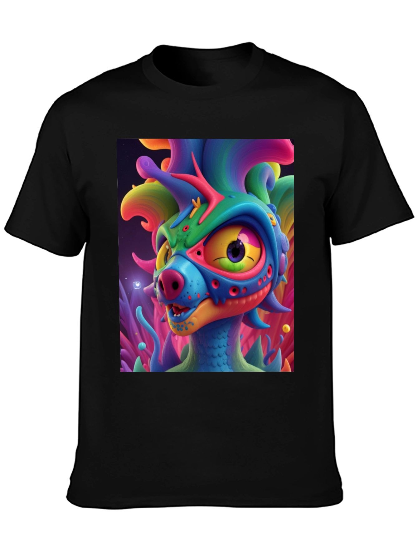Funky Monster Graphic T-Shirt