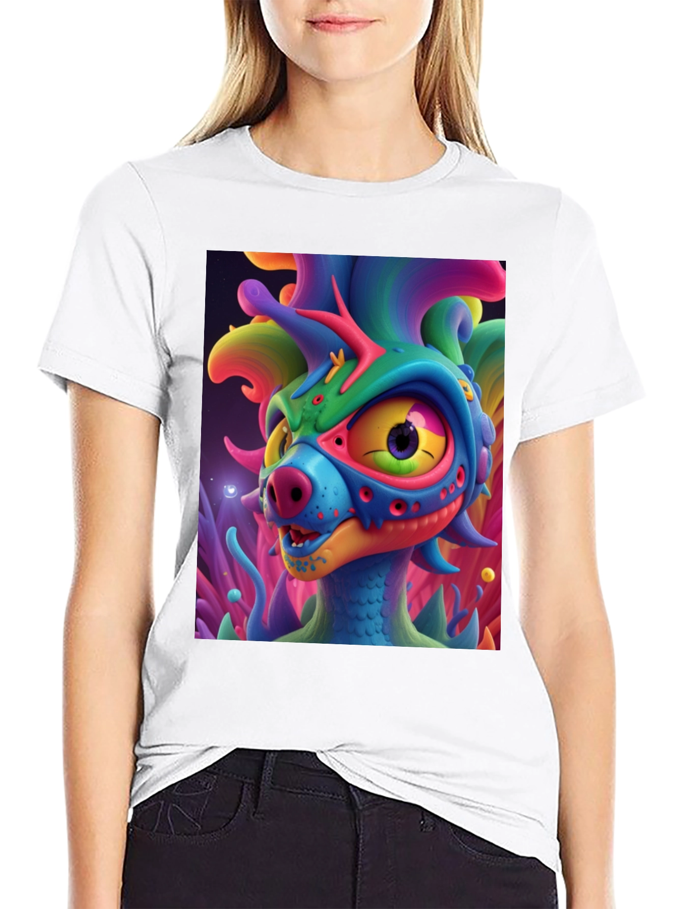 Funky Monster Graphic T-Shirt