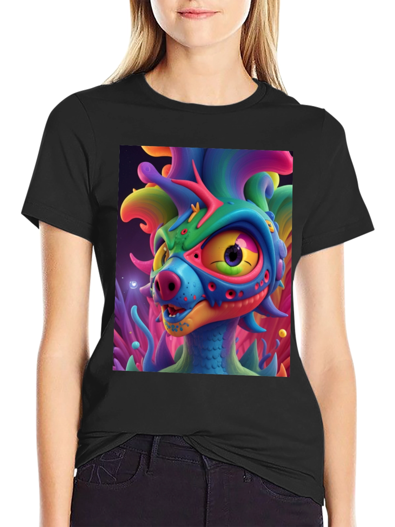 Funky Monster Graphic T-Shirt