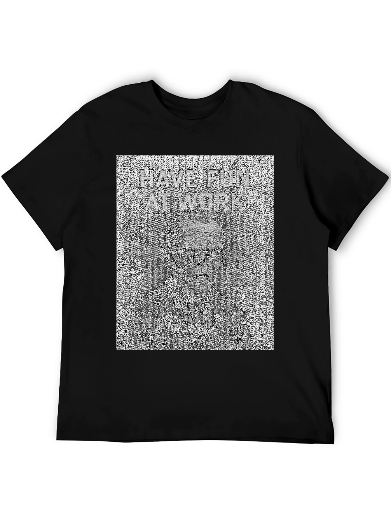 Have Fun At Work Optical Illusion T-Shirt