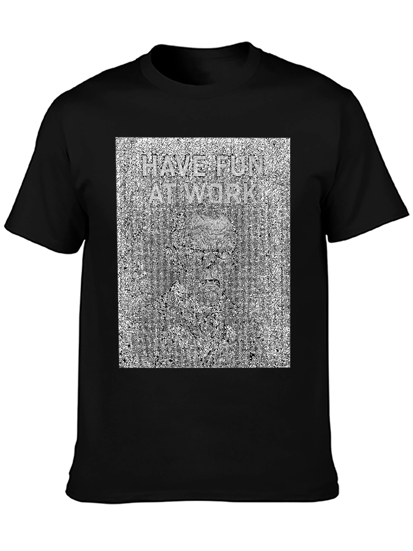 Have Fun At Work Optical Illusion T-Shirt