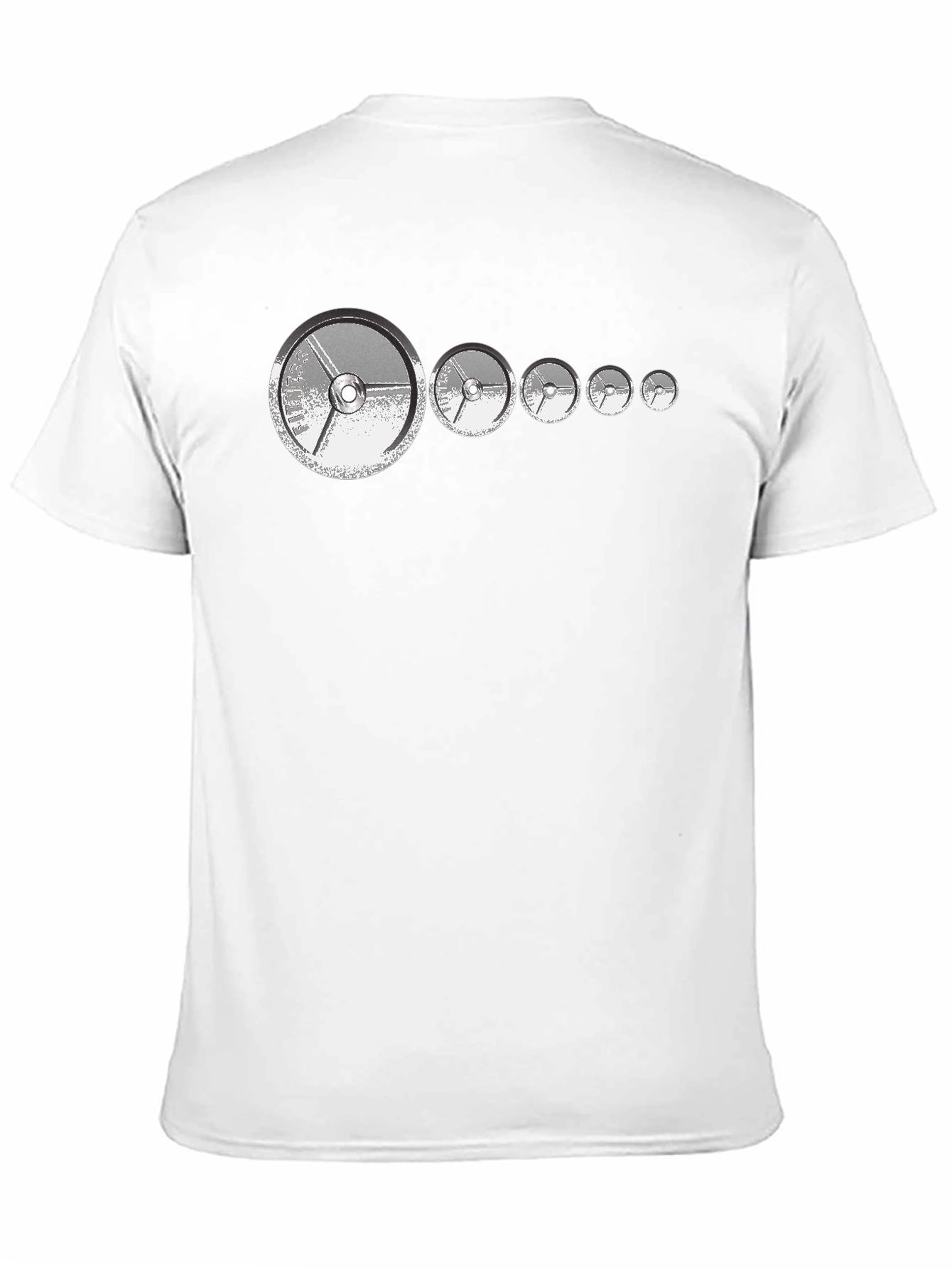 Fitness Weights Graphic Tee - Black Mens