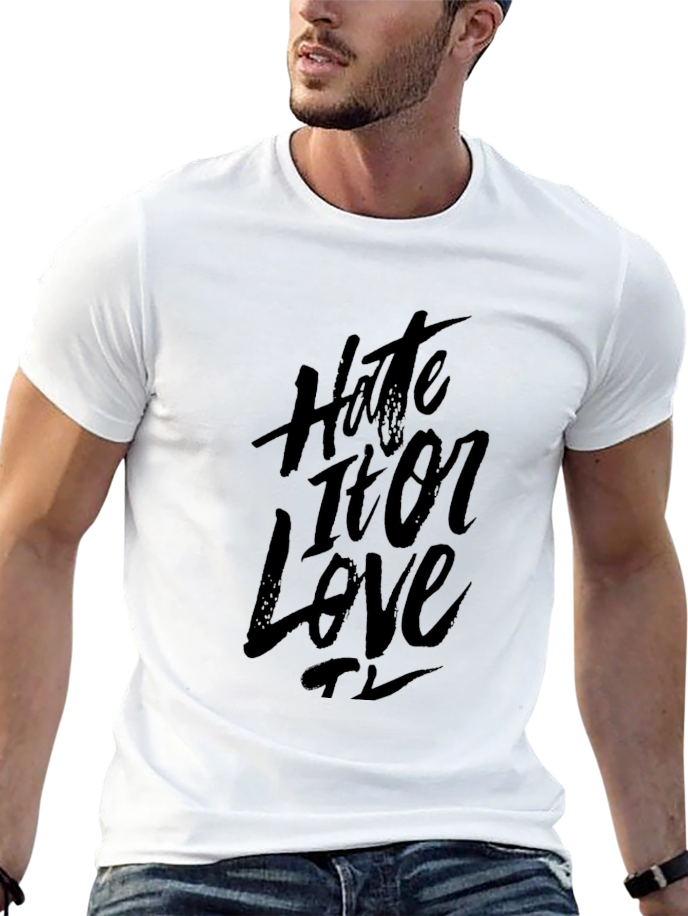 Hate It Or Love It Black T-Shirt