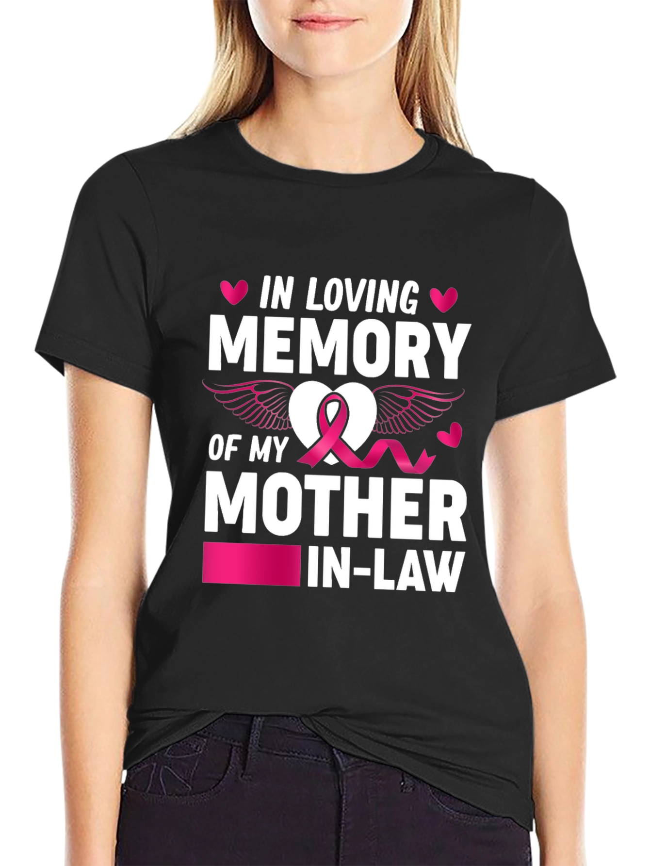 In Loving Memory Mother-in-Law Graphic T-Shirt
