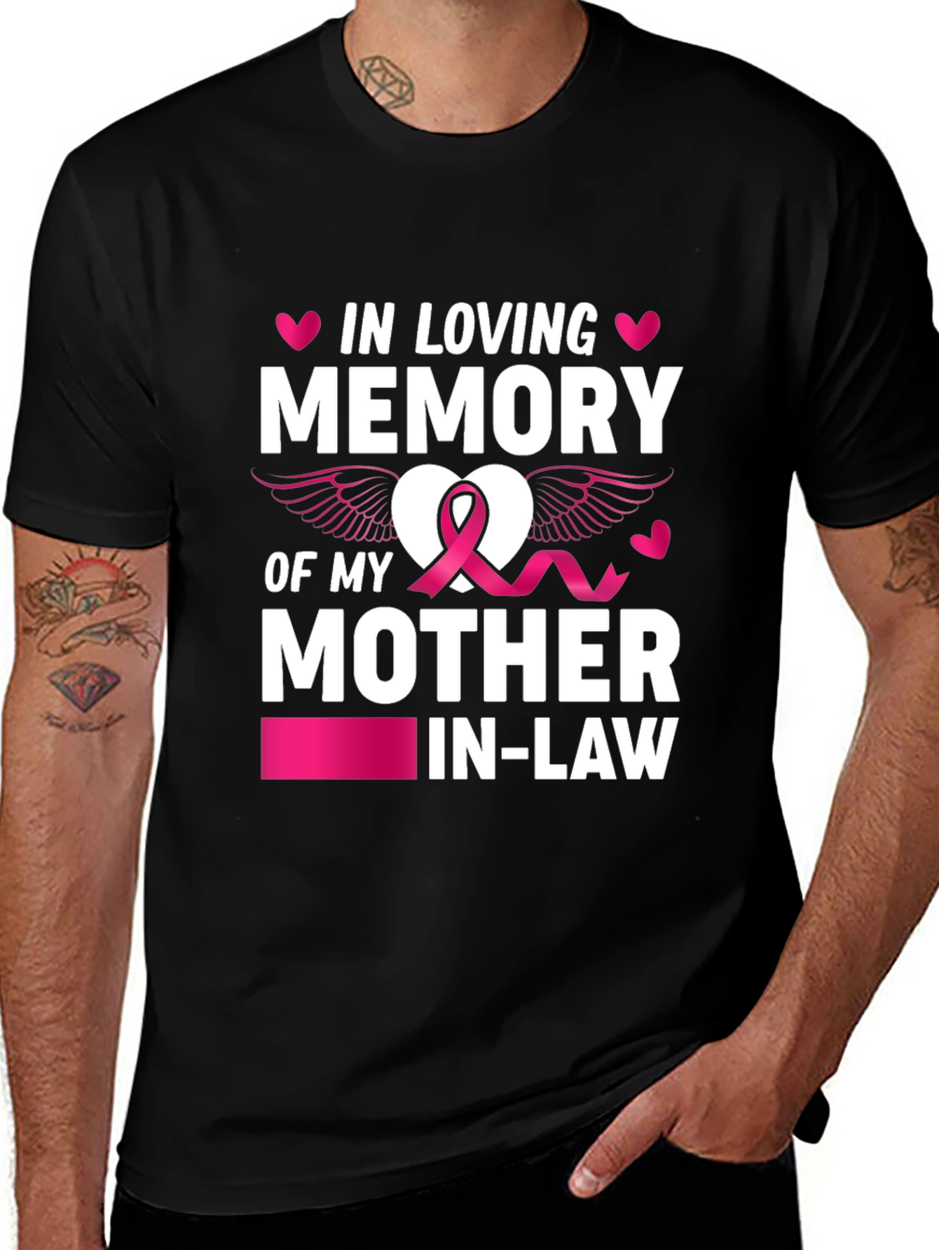 In Loving Memory Mother-in-Law Graphic T-Shirt