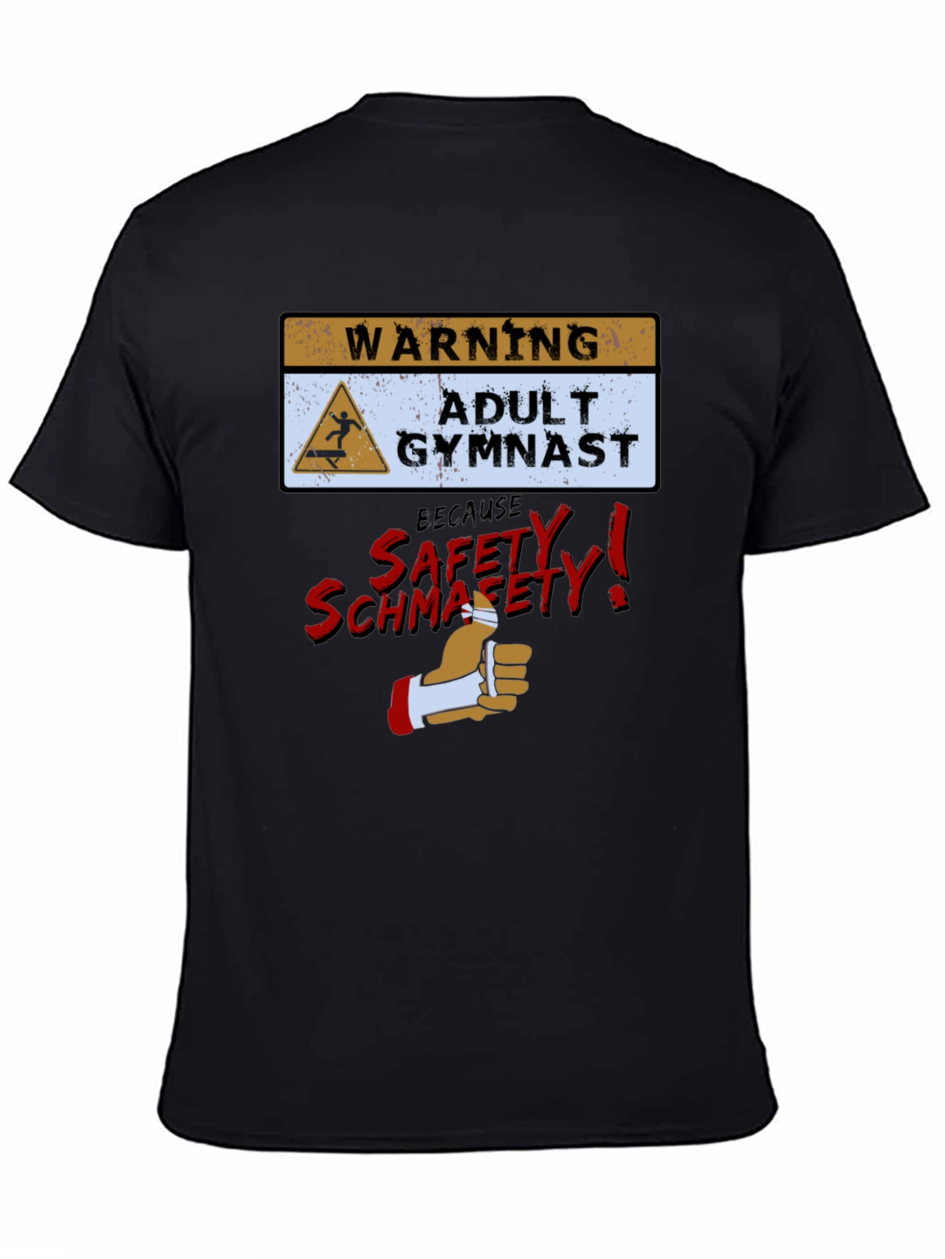 Funny Adult Gymnast Warning T-Shirt