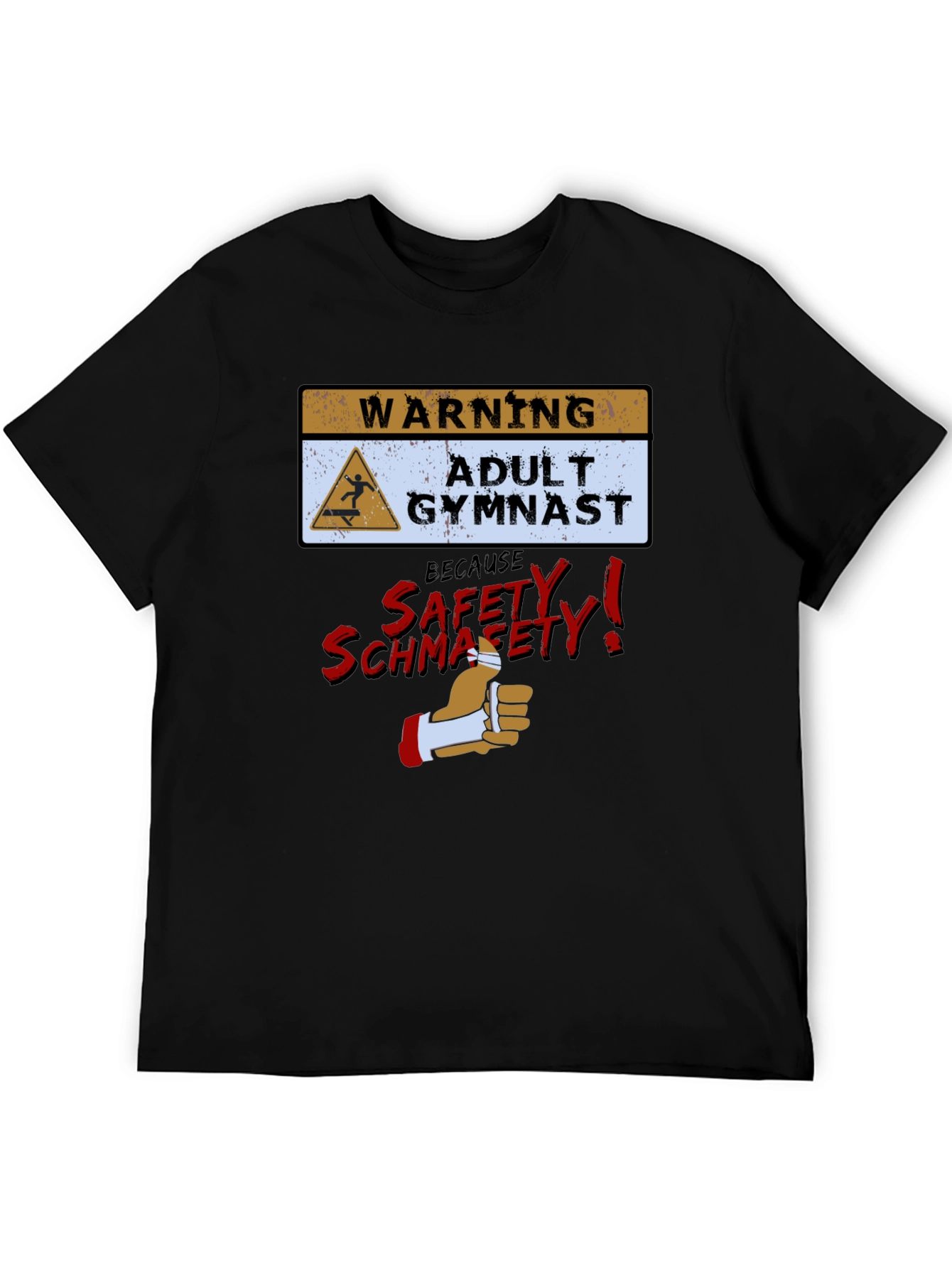 Funny Adult Gymnast Warning T-Shirt