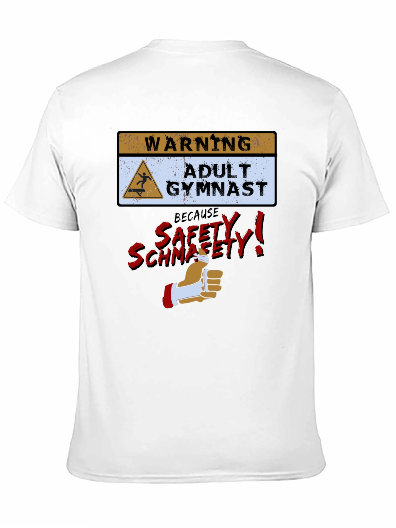 Funny Adult Gymnast Warning T-Shirt