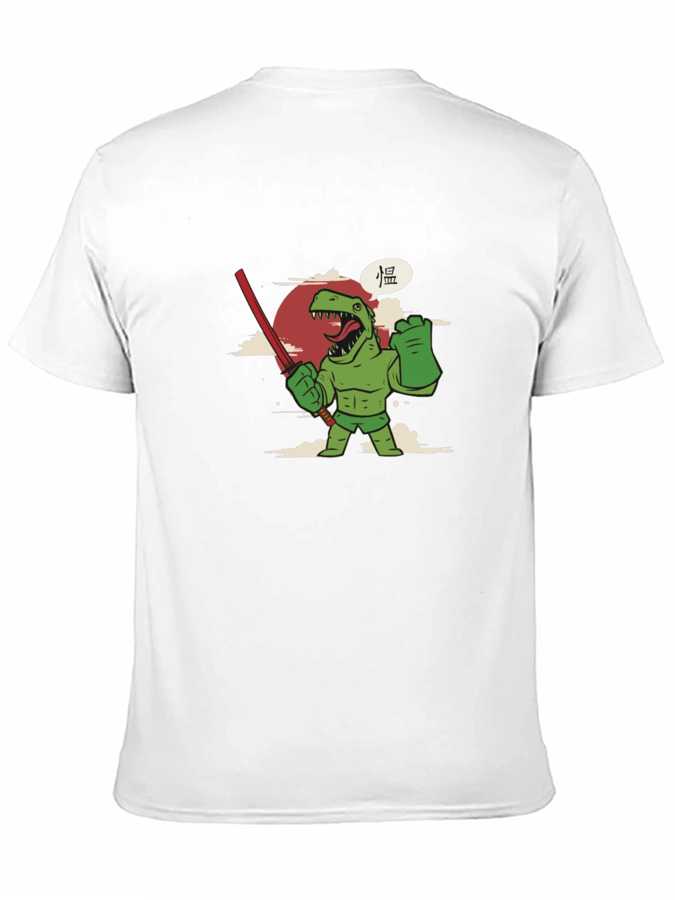 Dino Warrior Graphic Tee - Black