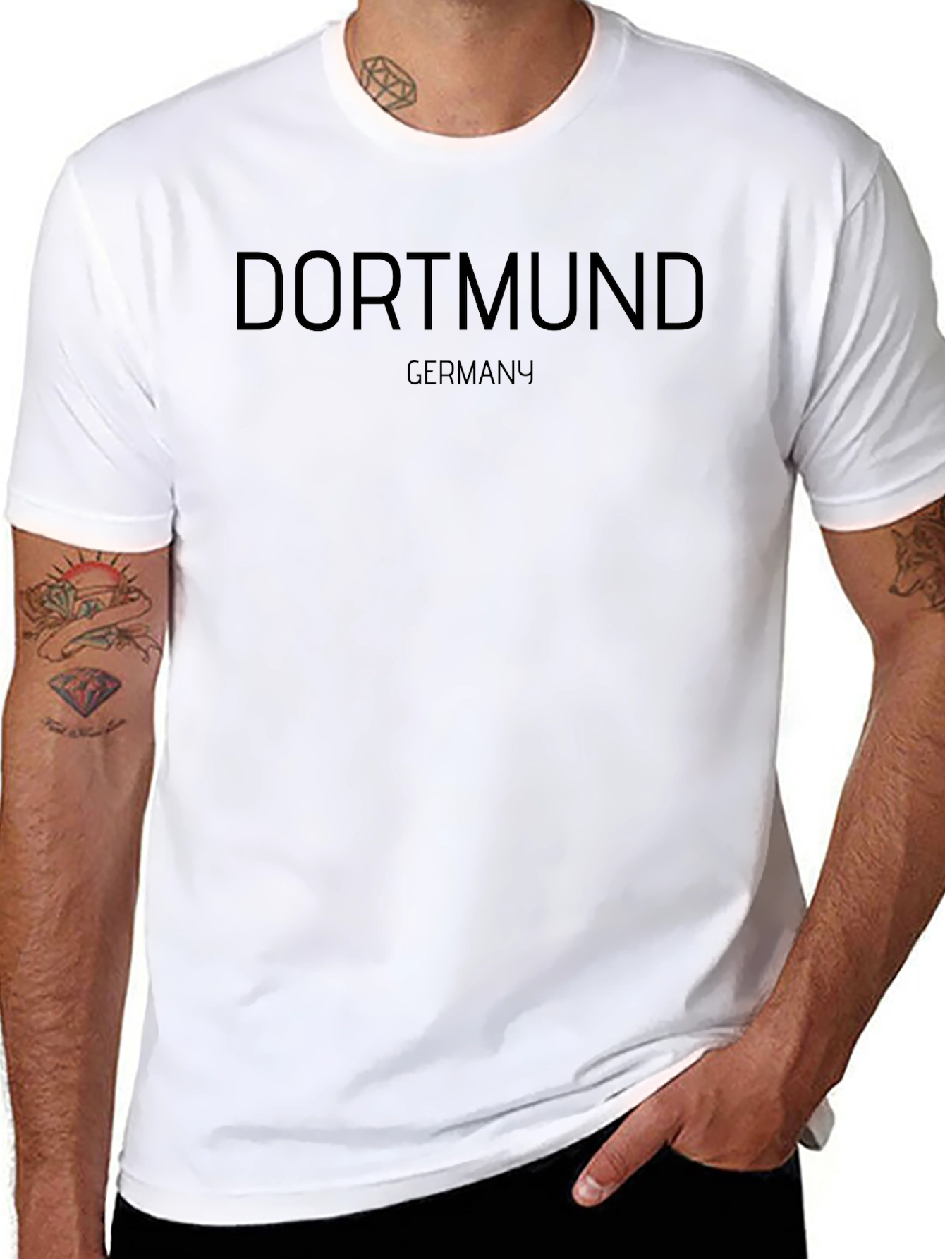 Dortmund Germany Black Graphic T-Shirt