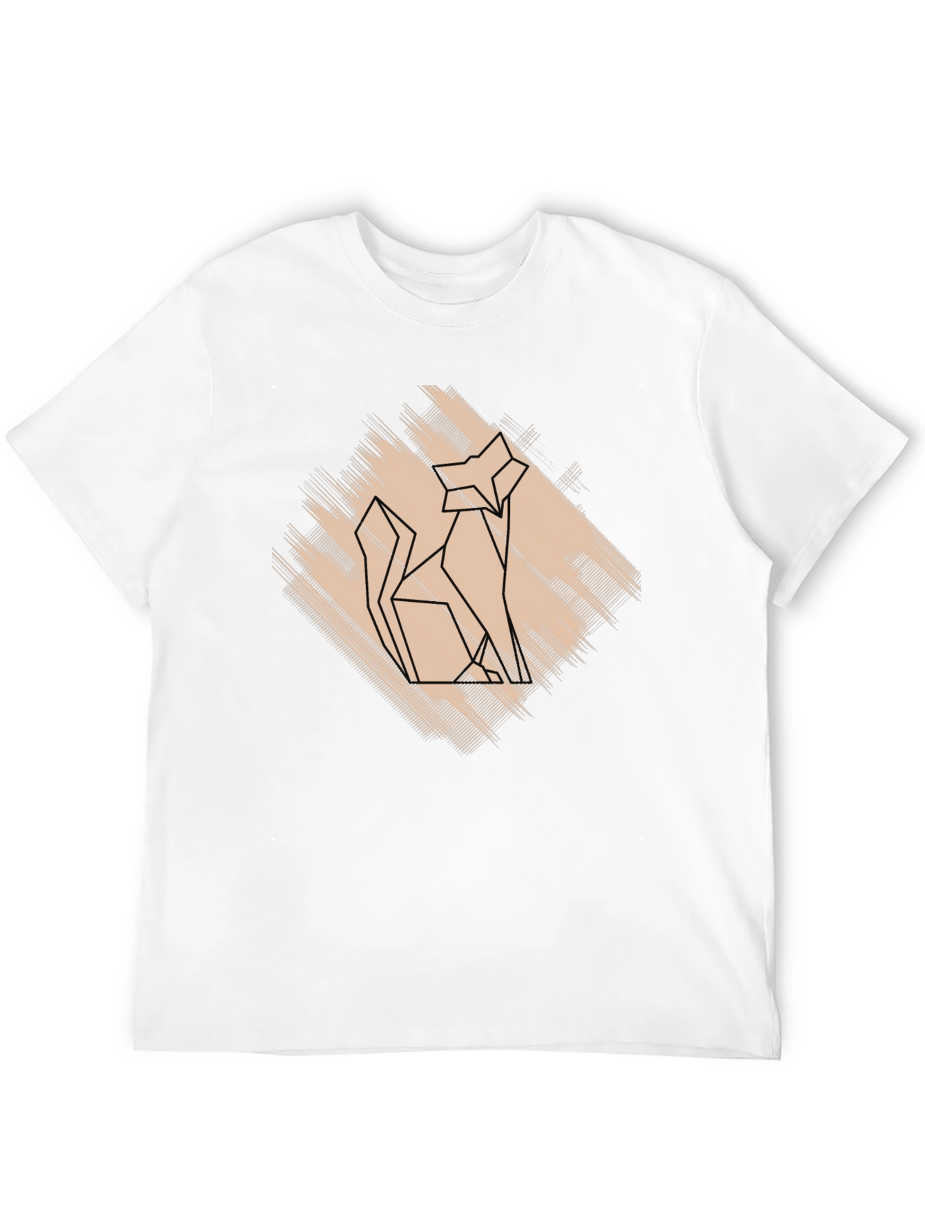 Geometric Fox Graphic Tee