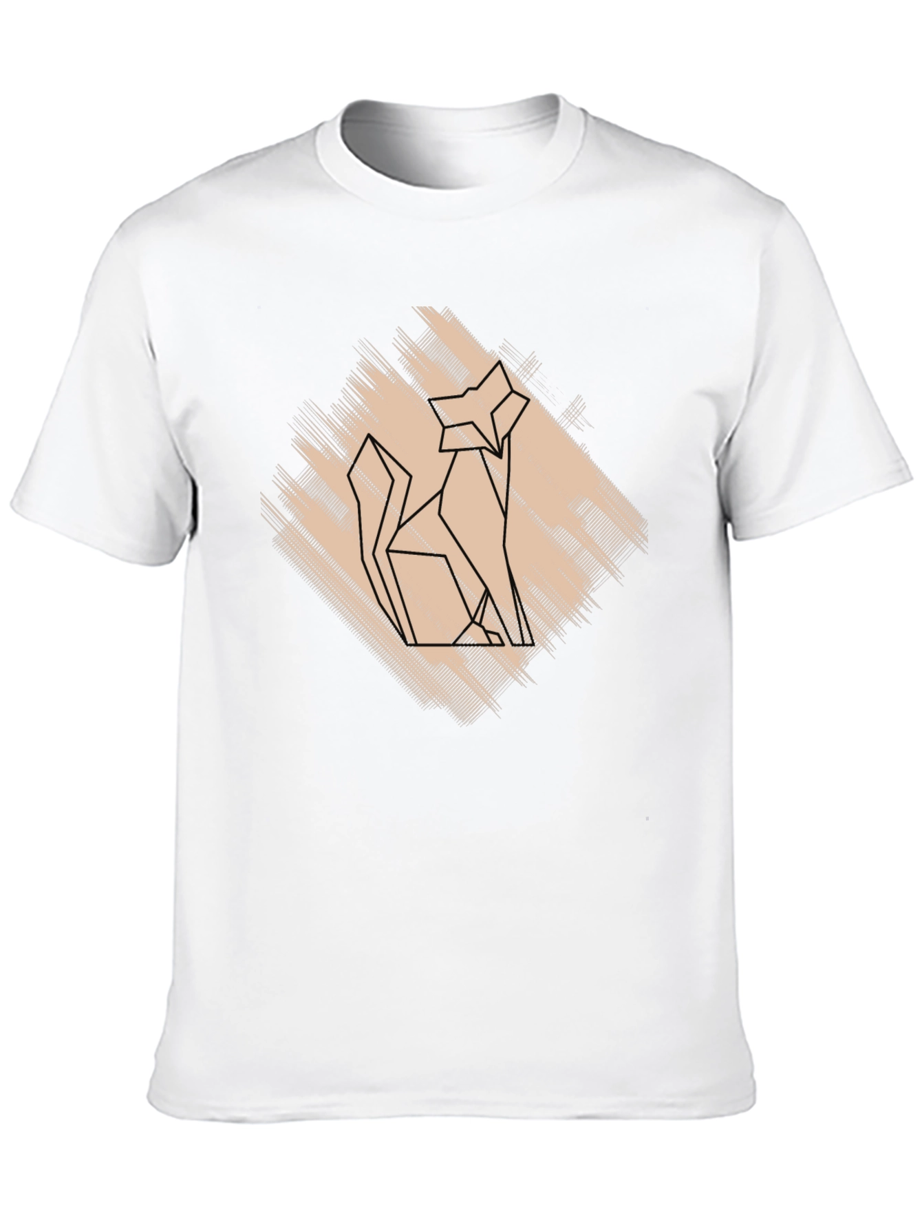 Geometric Fox Graphic Tee