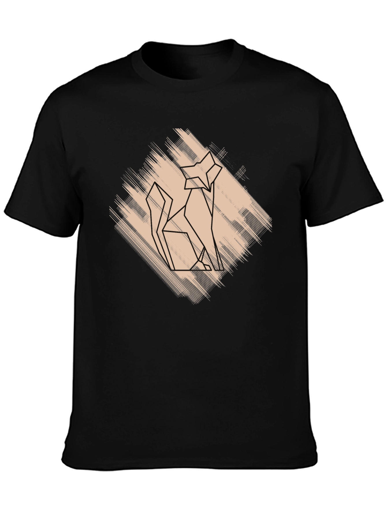 Geometric Fox Graphic Tee