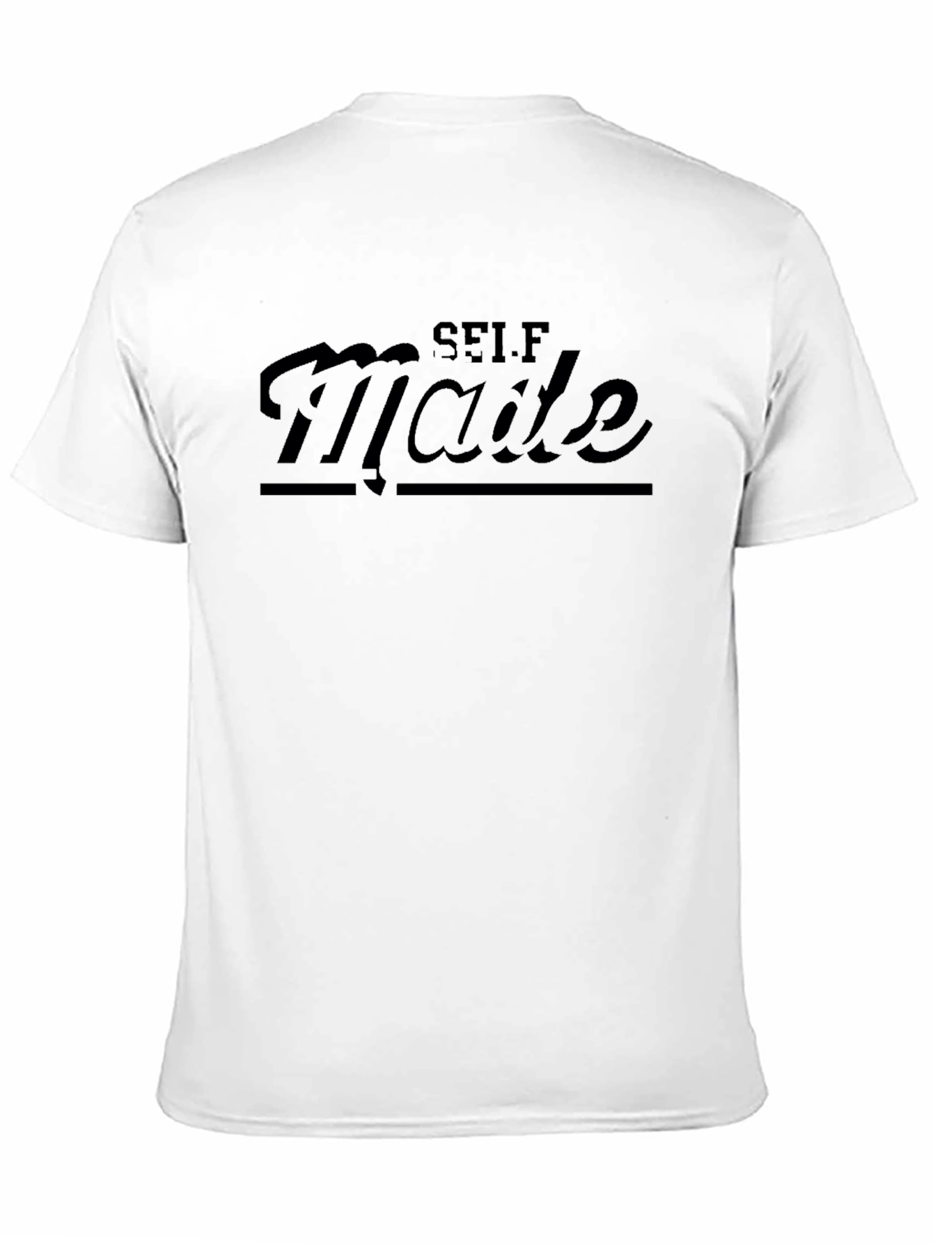 Self Made Black T-Shirt - Stylish Casual Wear