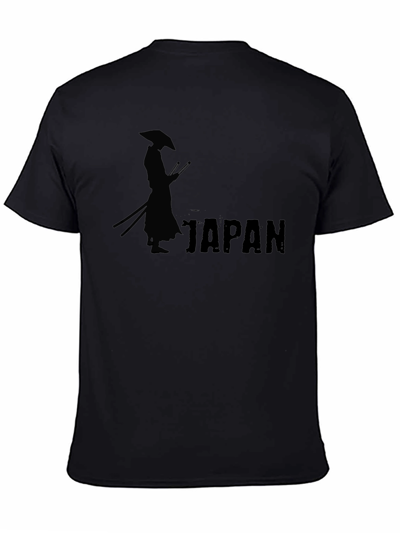 Samurai Japan T-Shirt - Black Cotton Tee