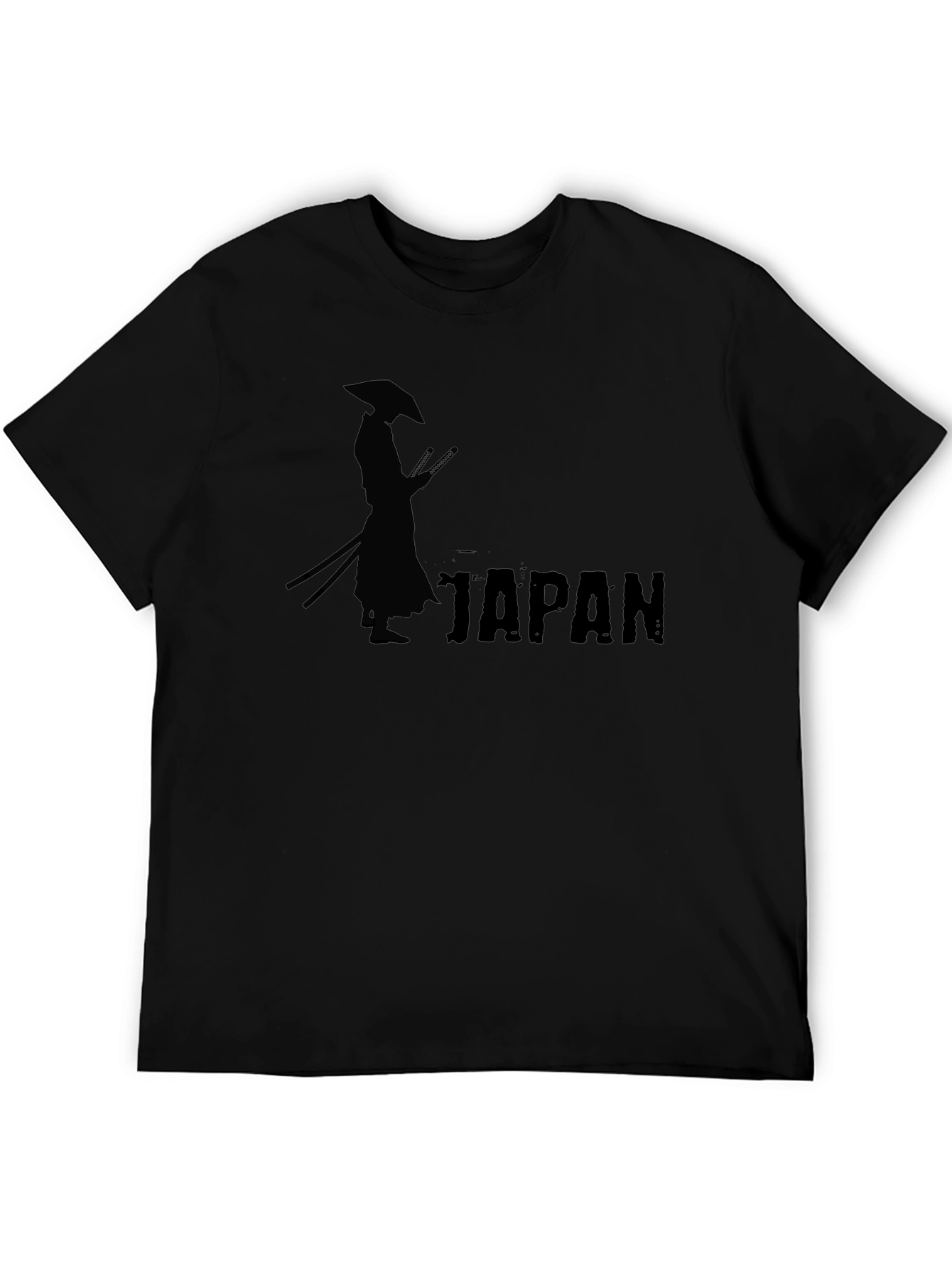 Samurai Japan T-Shirt - Black Cotton Tee