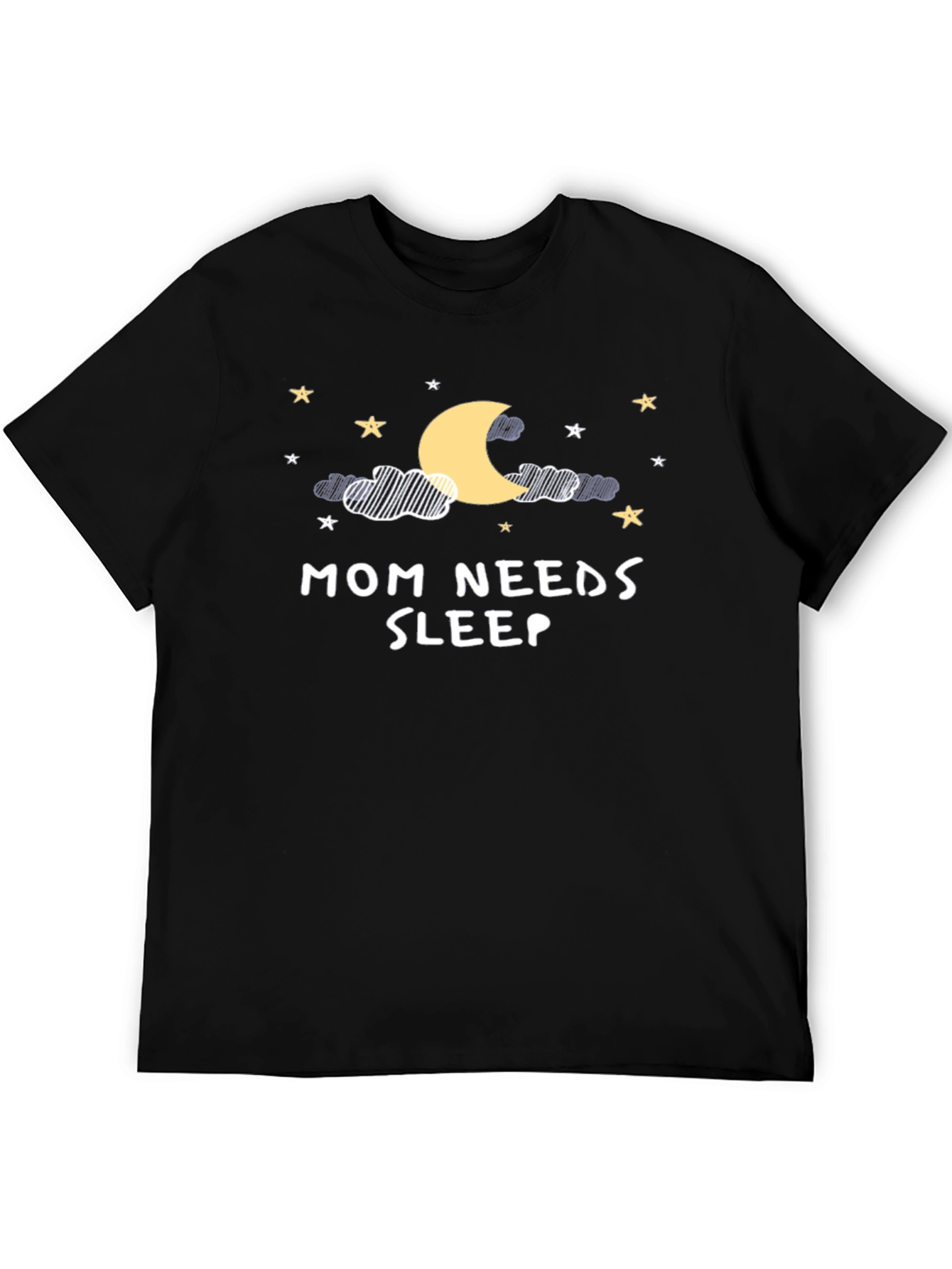 Mom Needs Sleep Graphic Tee - Black