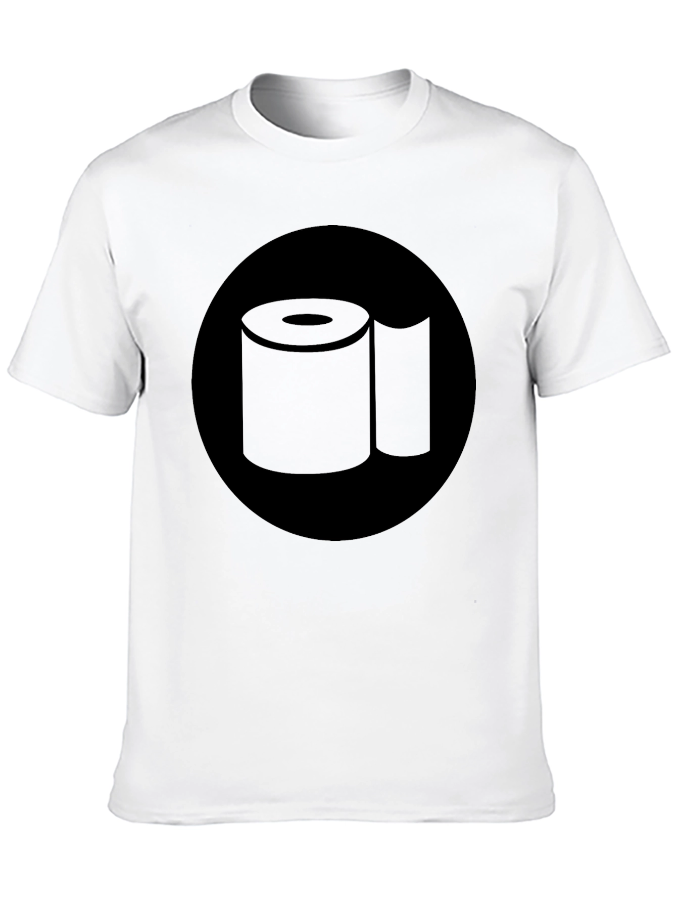 Toilet Paper Graphic Tee - Black