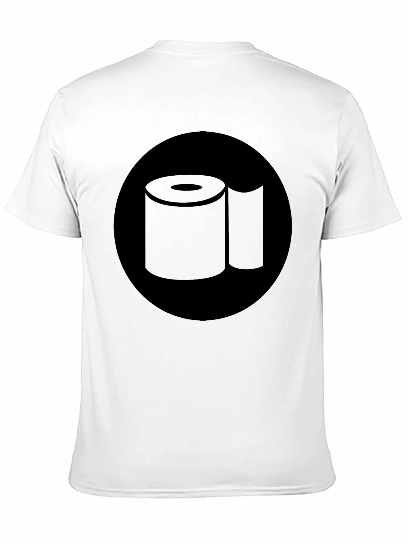Toilet Paper Graphic Tee - Black