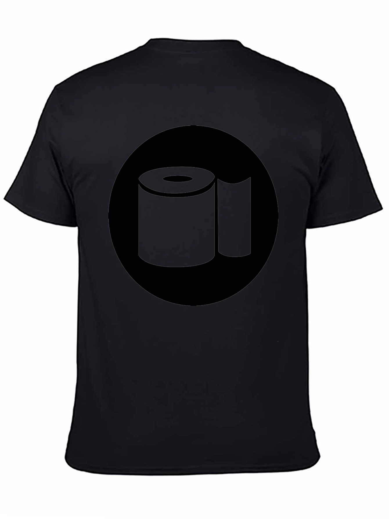 Toilet Paper Graphic Tee - Black