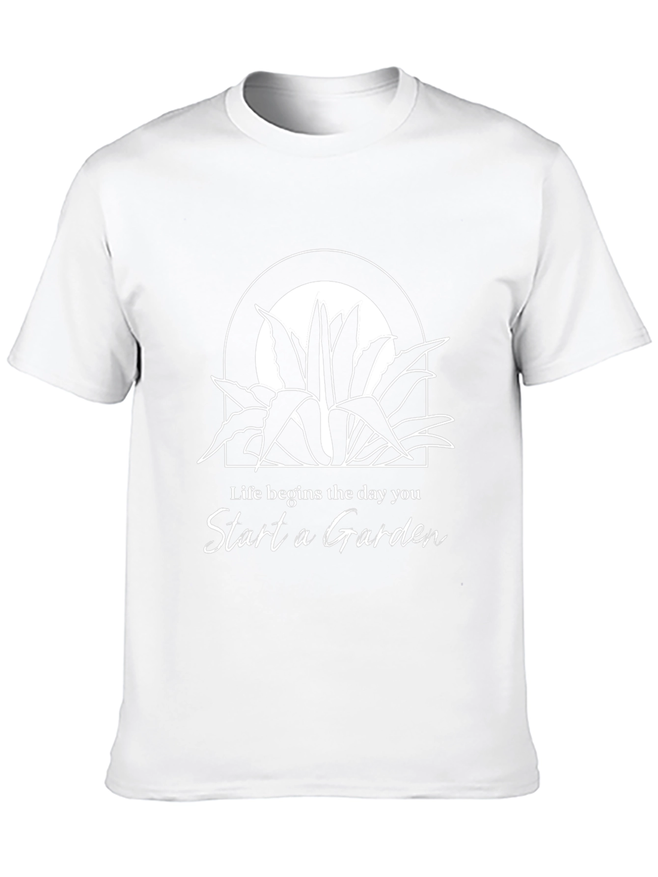 Life Begins in the Garden T-Shirt - Black