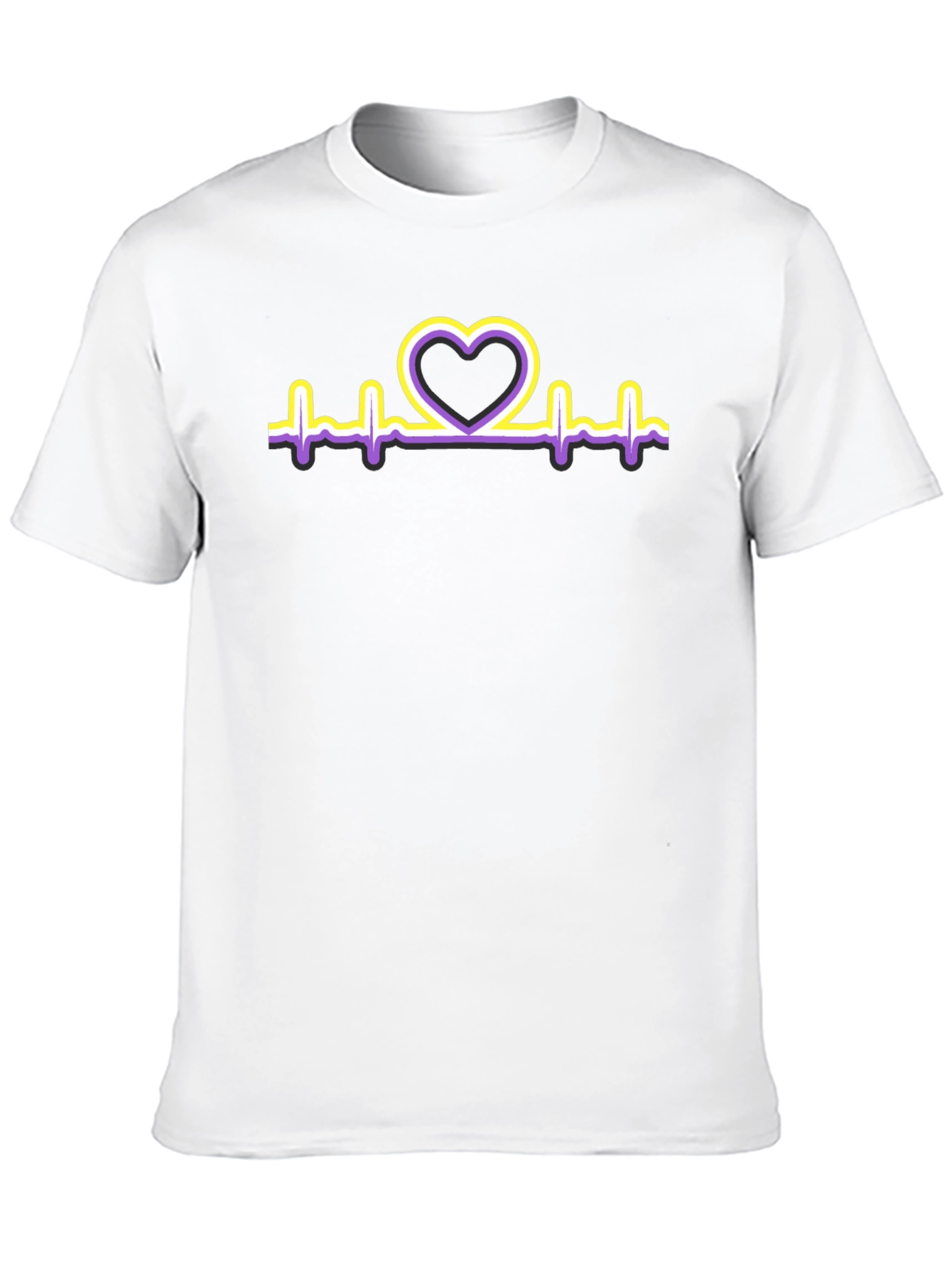 Heartbeat Love T-Shirt - Graphic Tee
