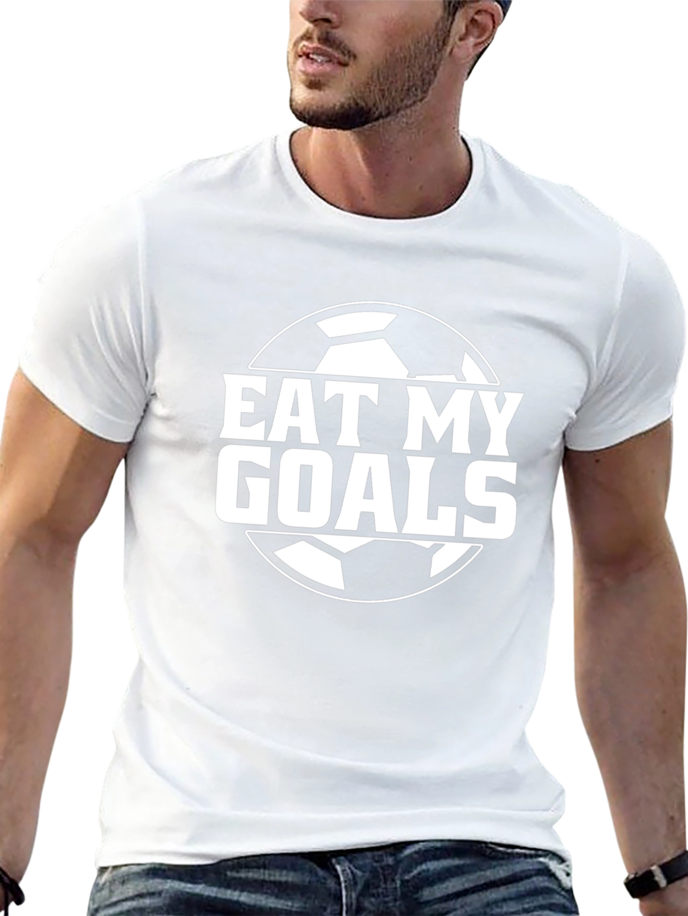 Eat My Goals Soccer Graphic T-Shirt
