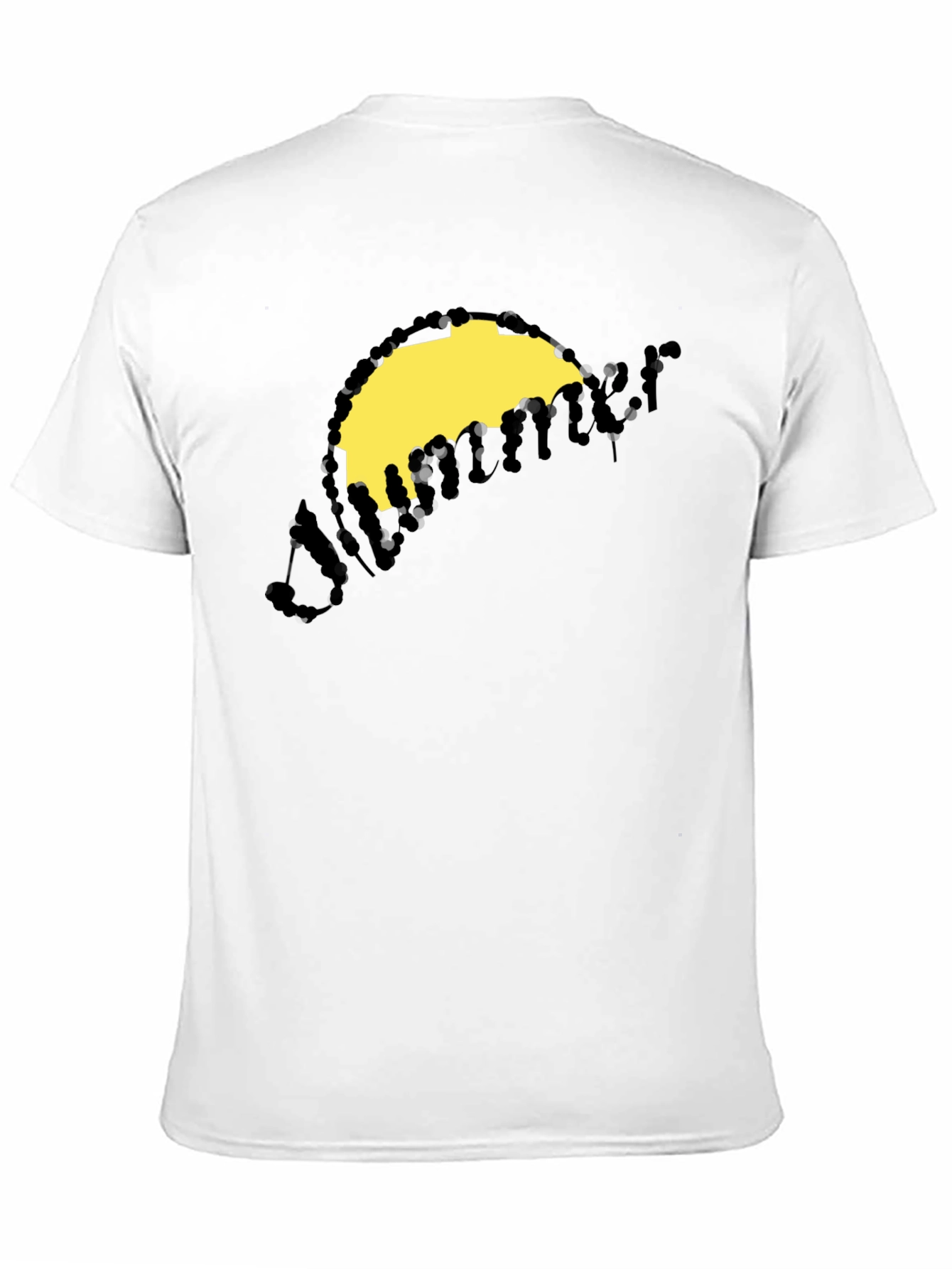 Summer Graphic T-Shirt - Black